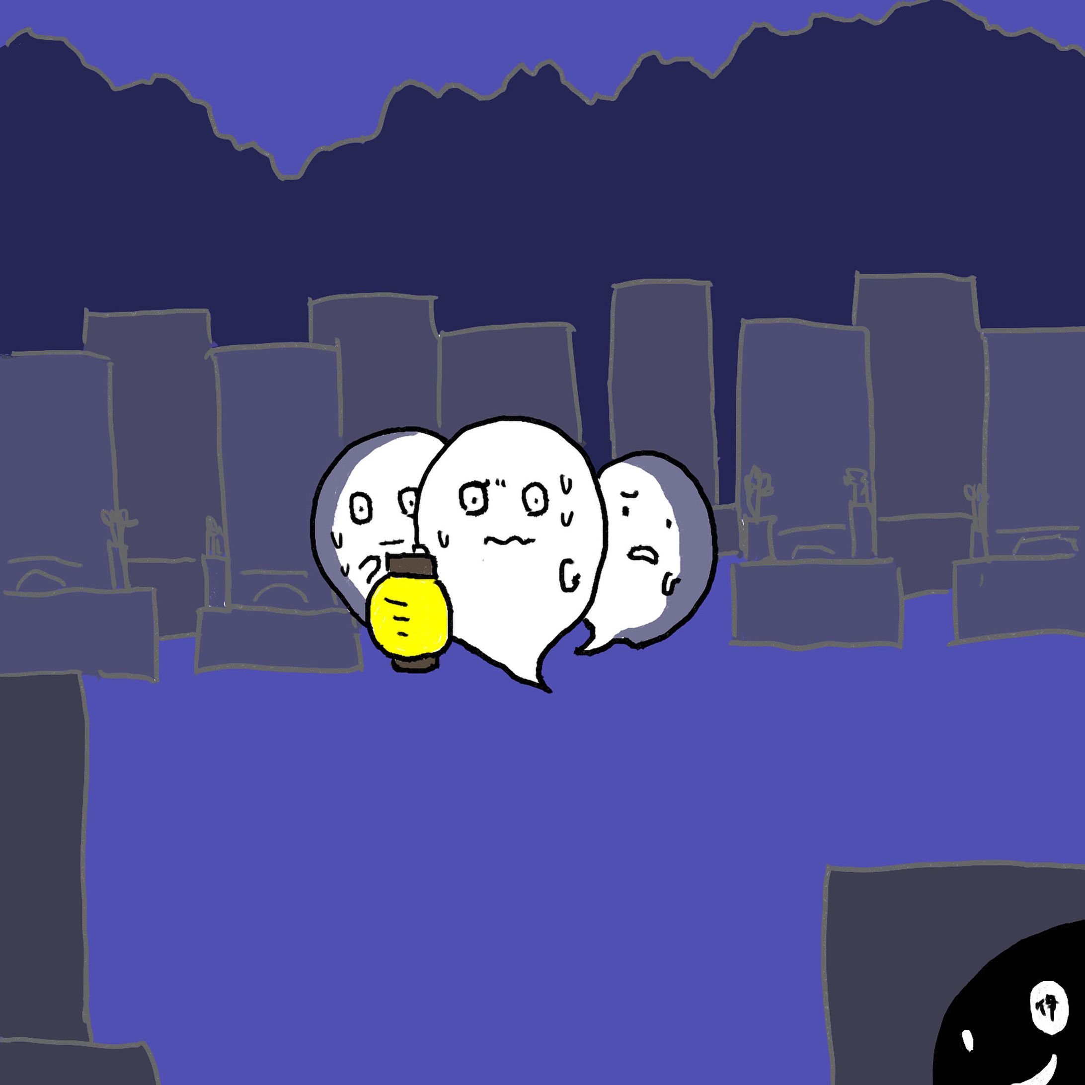 おばけの肝試し-1