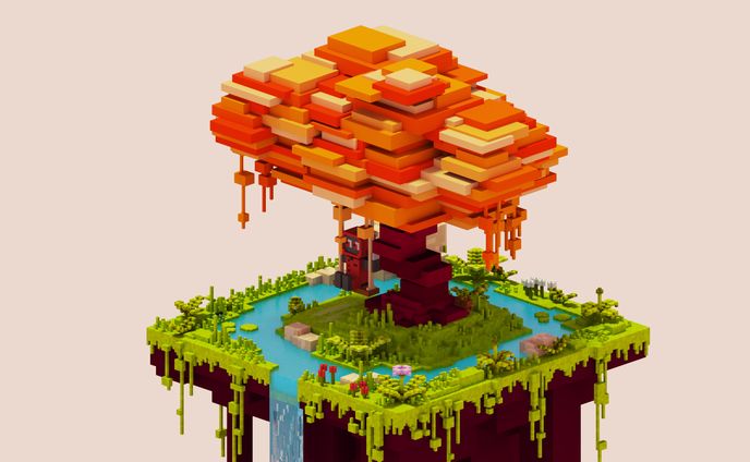 Floating island