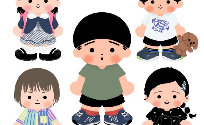 こどもの似顔絵