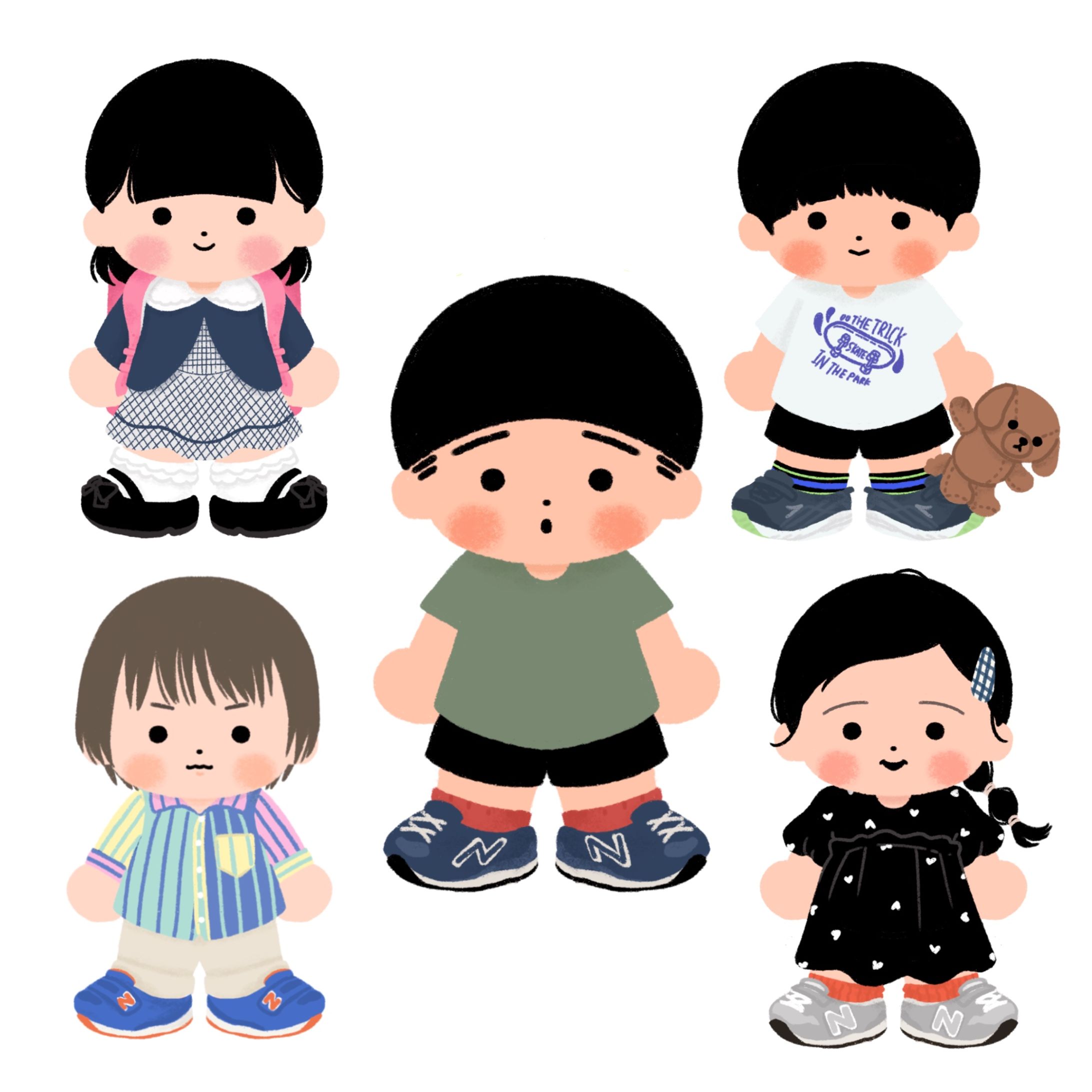 こどもの似顔絵-1