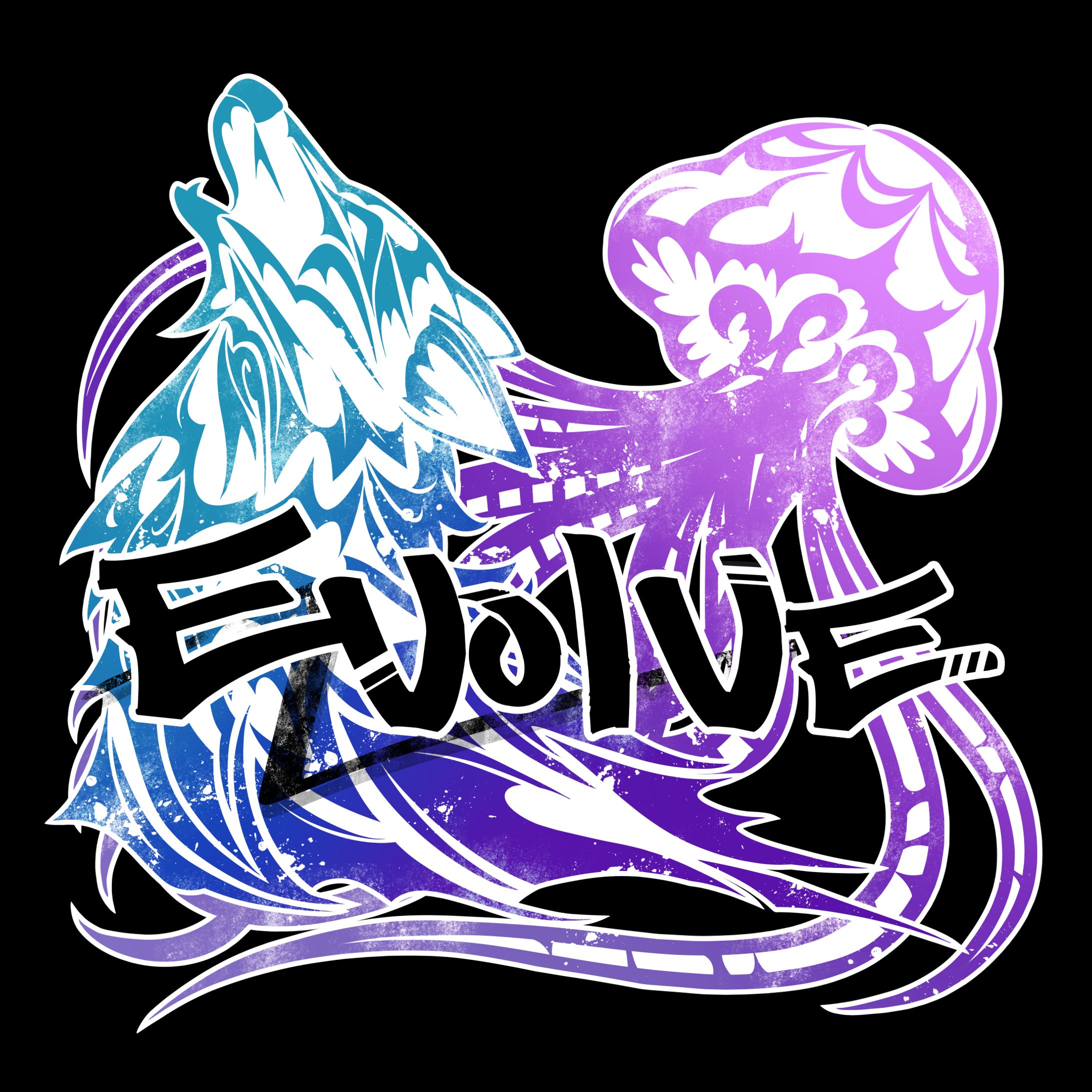 ウミさま・シャルさま「EVOLVE」チームロゴ-1