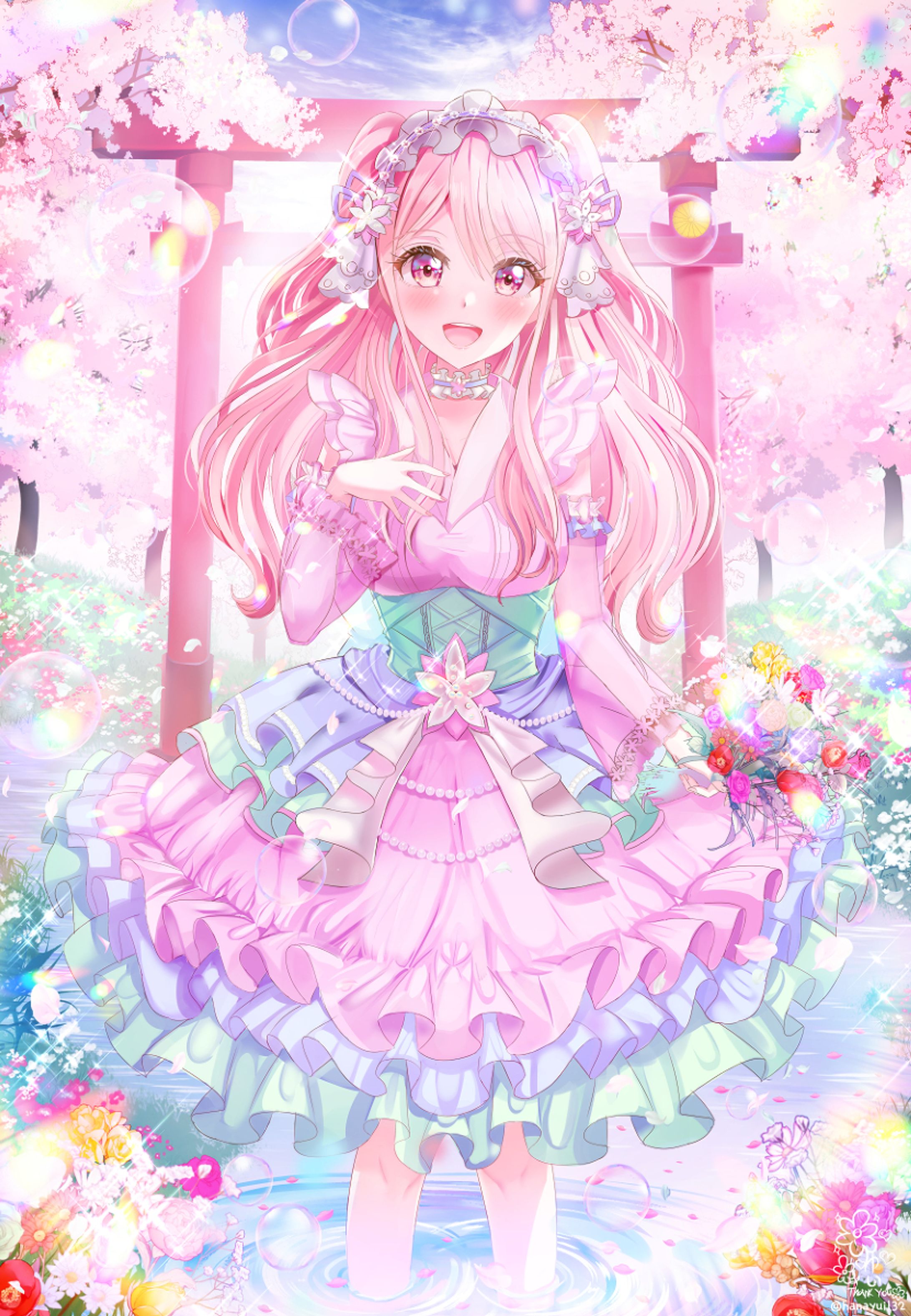 🌸💗和服風の彩ちゃん💗🌸-1