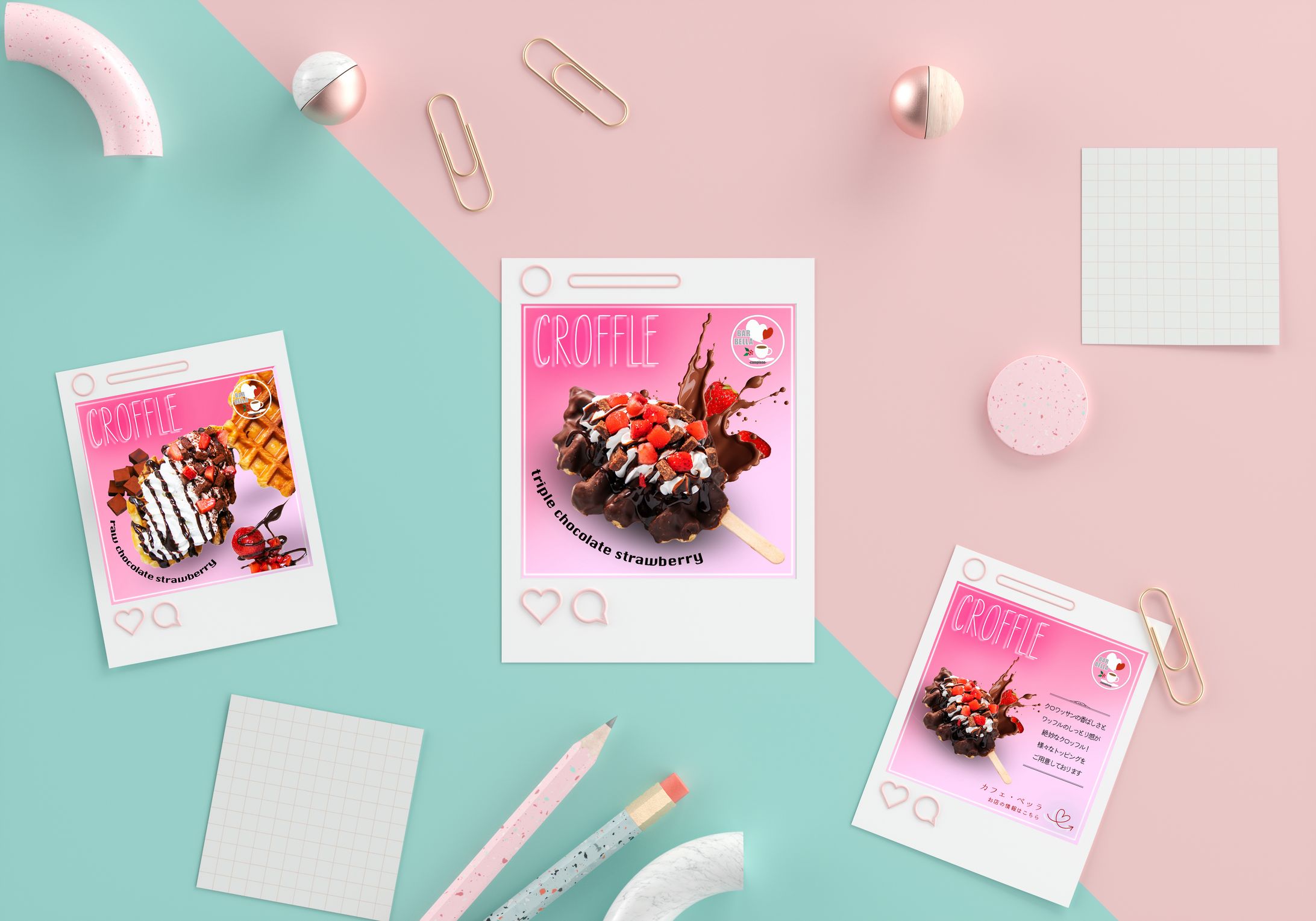 Instagram 運用画像 & LOGO: Sweetsカフェ-1
