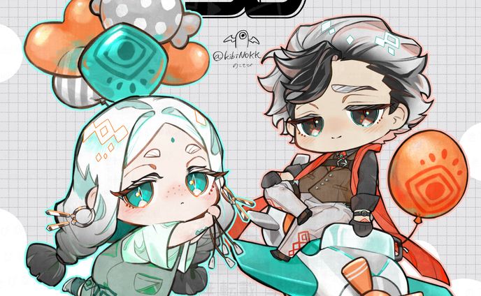 【自主制作】SDイラスト ２頭身