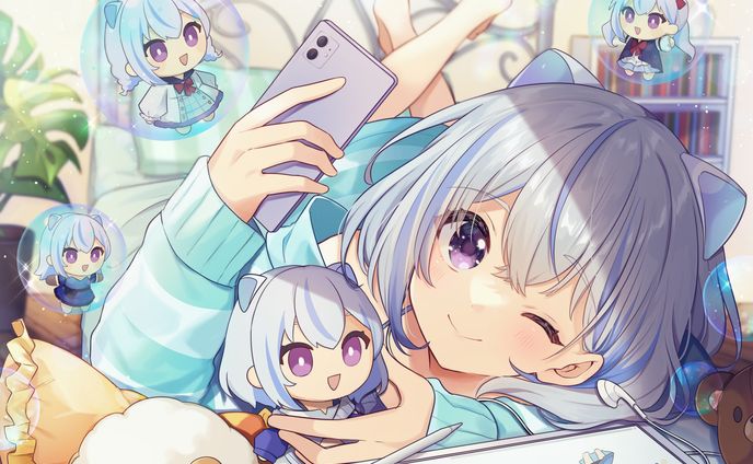 【IRIAM】みんなで描くミリアのセカイ　イラスト制作