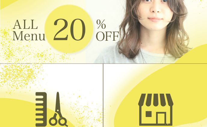 架空の美容室のリッチメッセージ