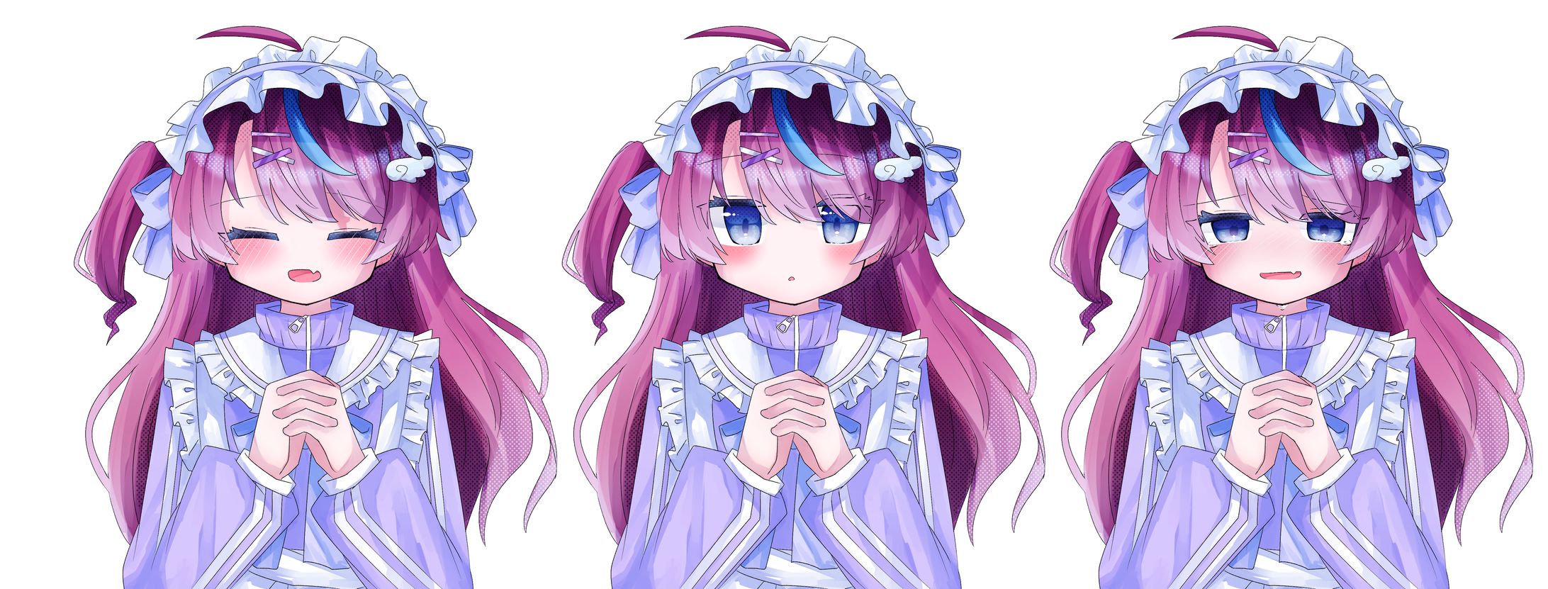 式部めぐり様カバー曲「23時、魔法かけて」立ち絵イラスト-1