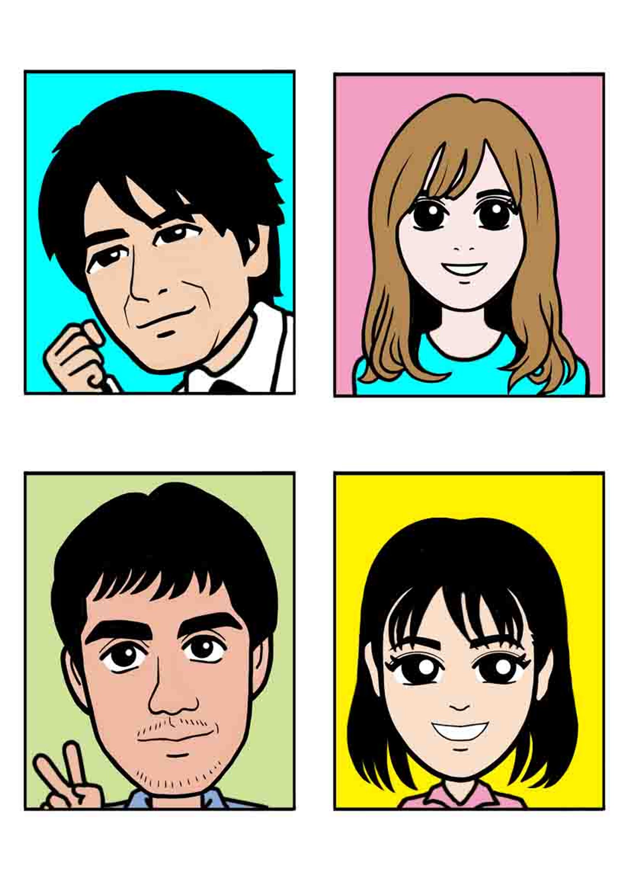 シンプルPOP似顔絵SP-1