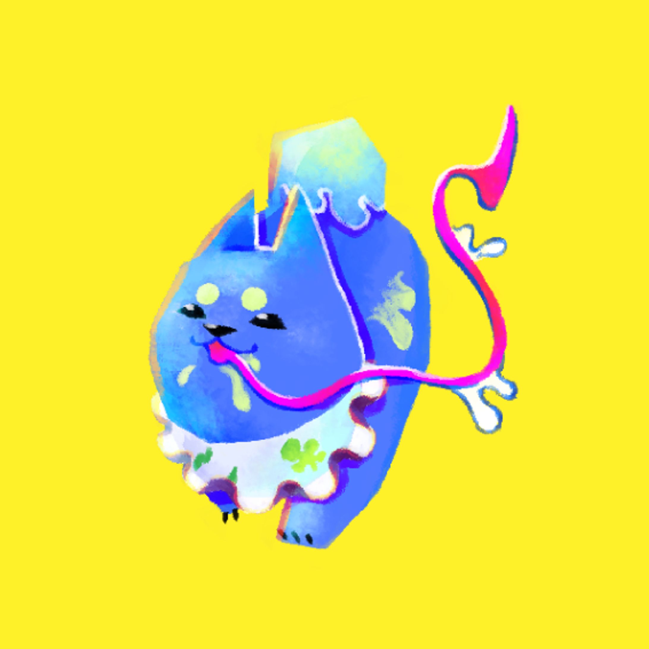 主線無しデフォルメイラスト「ティンダロスの猟犬」-1