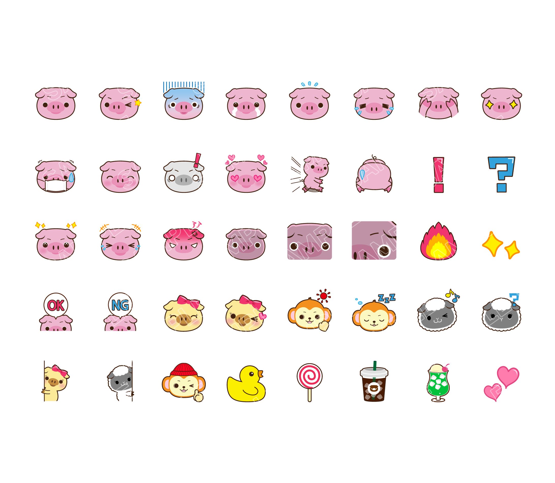 LINE絵文字制作-1