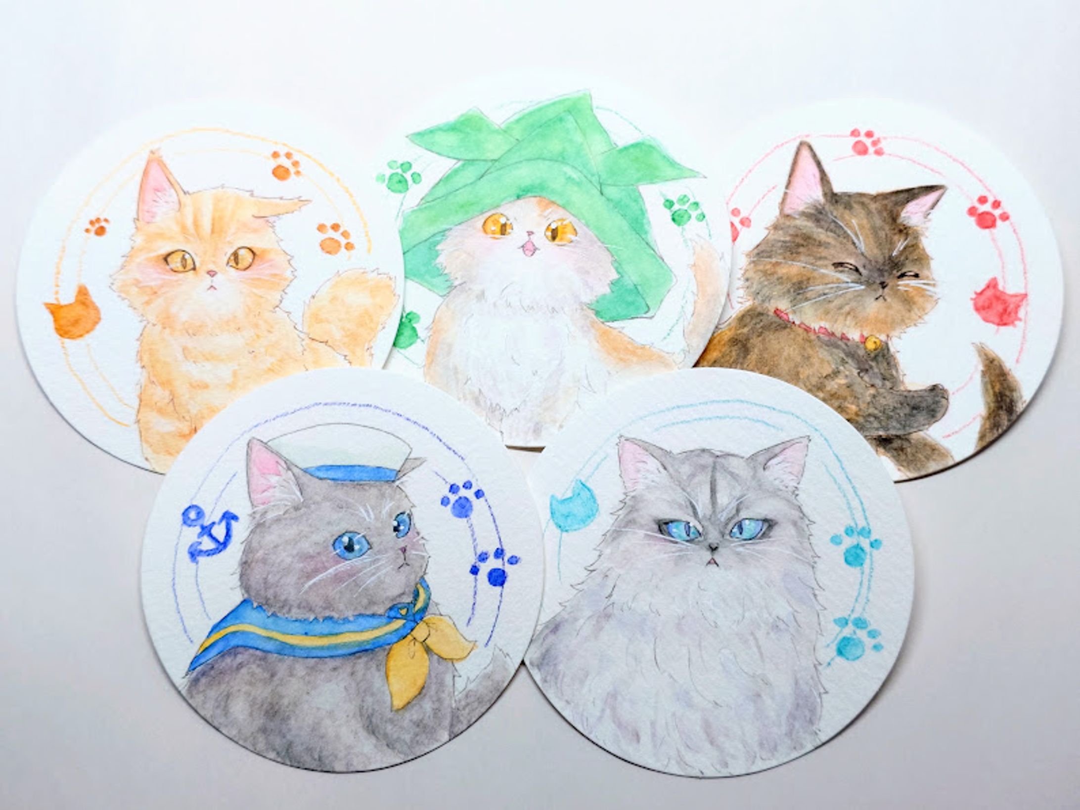 まるっコart　ねこ-1