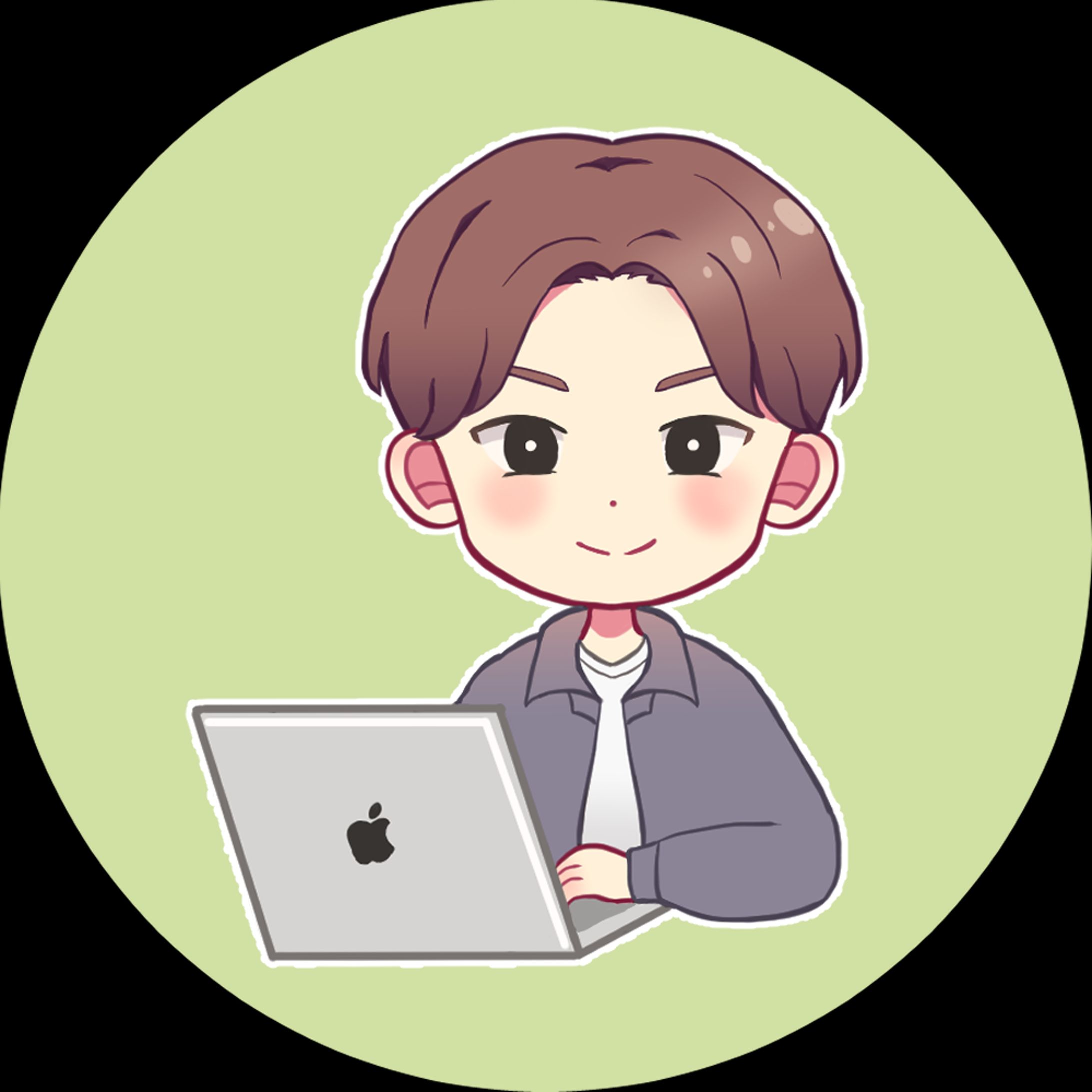 パソコンと男性-1