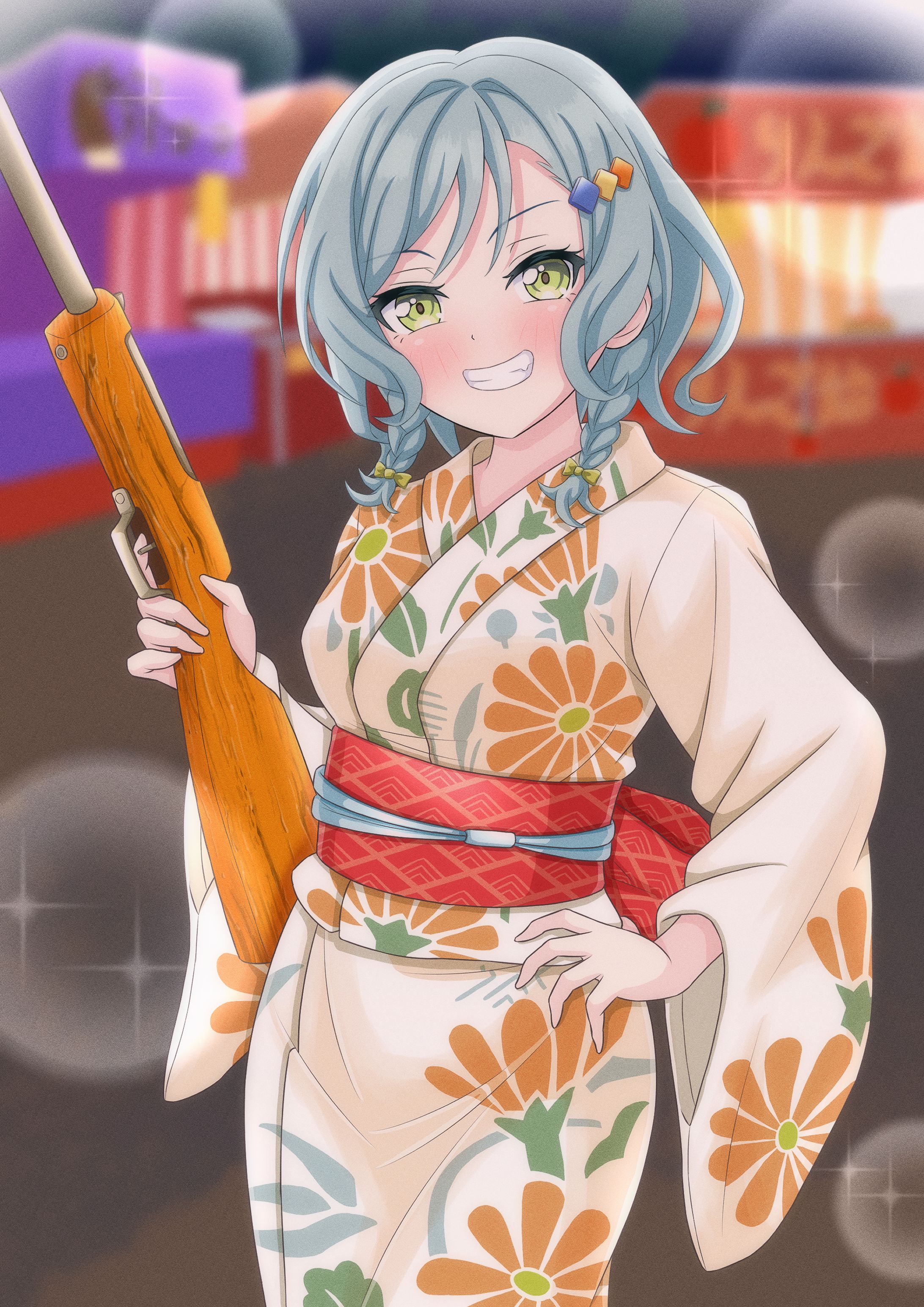 氷川日菜（浴衣）-1