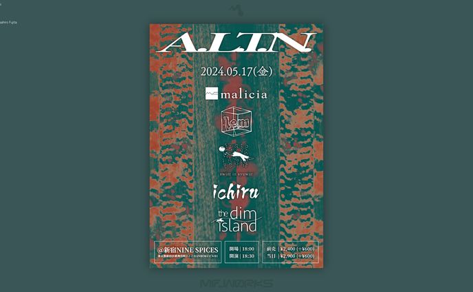 A.L.T.N. | フライヤー