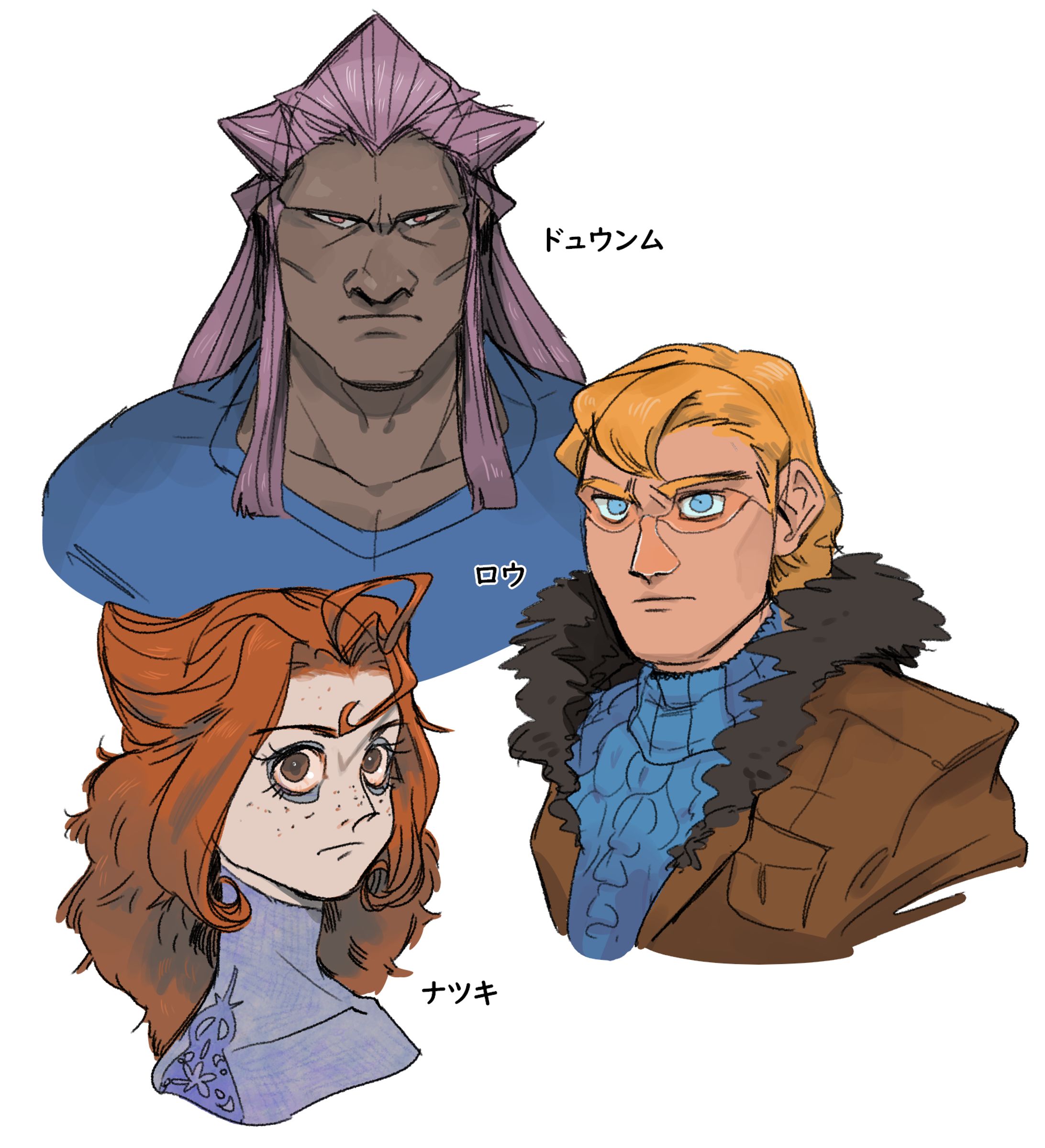my OCs (kinda SF)-1
