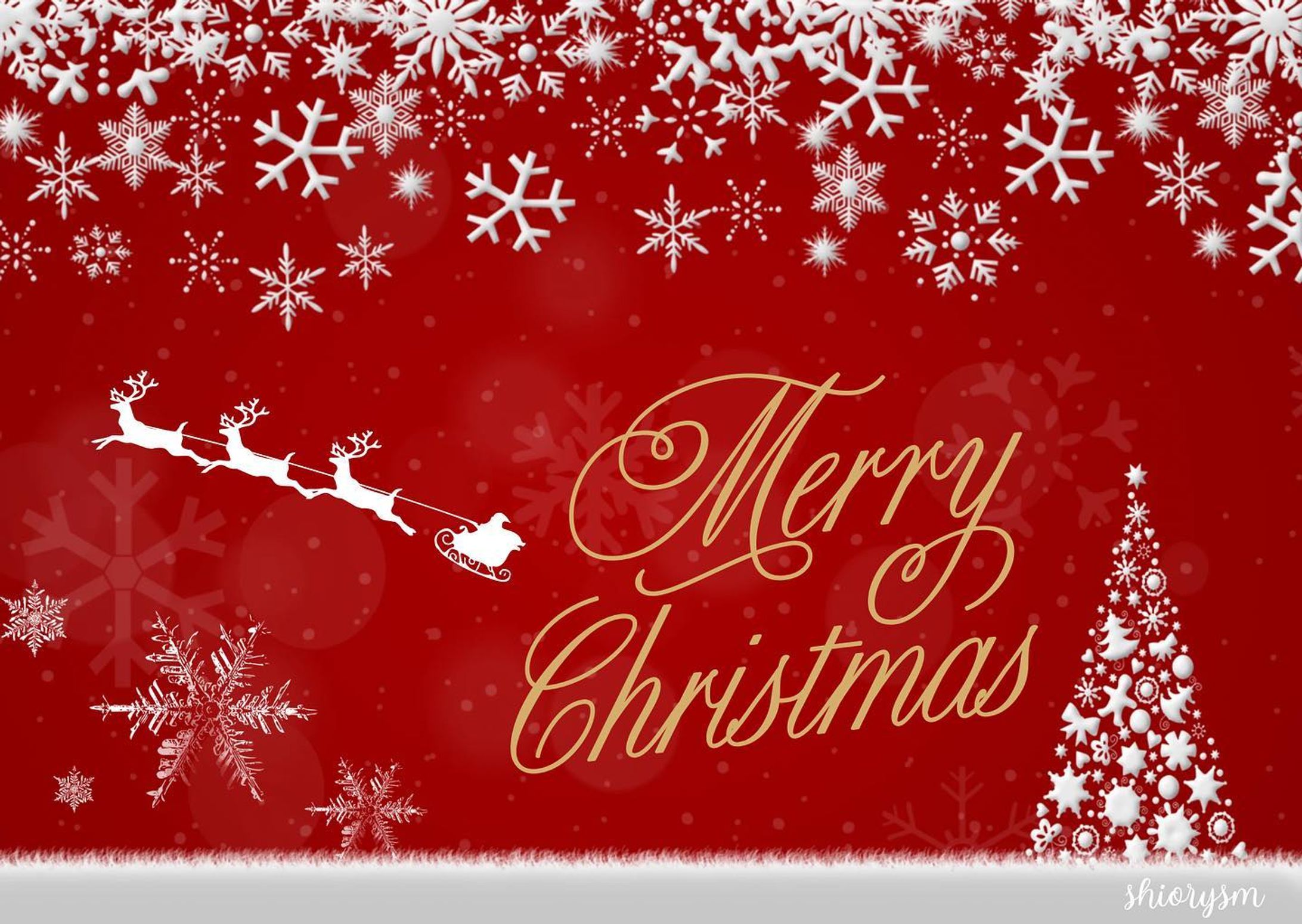 Christmas card　English-1