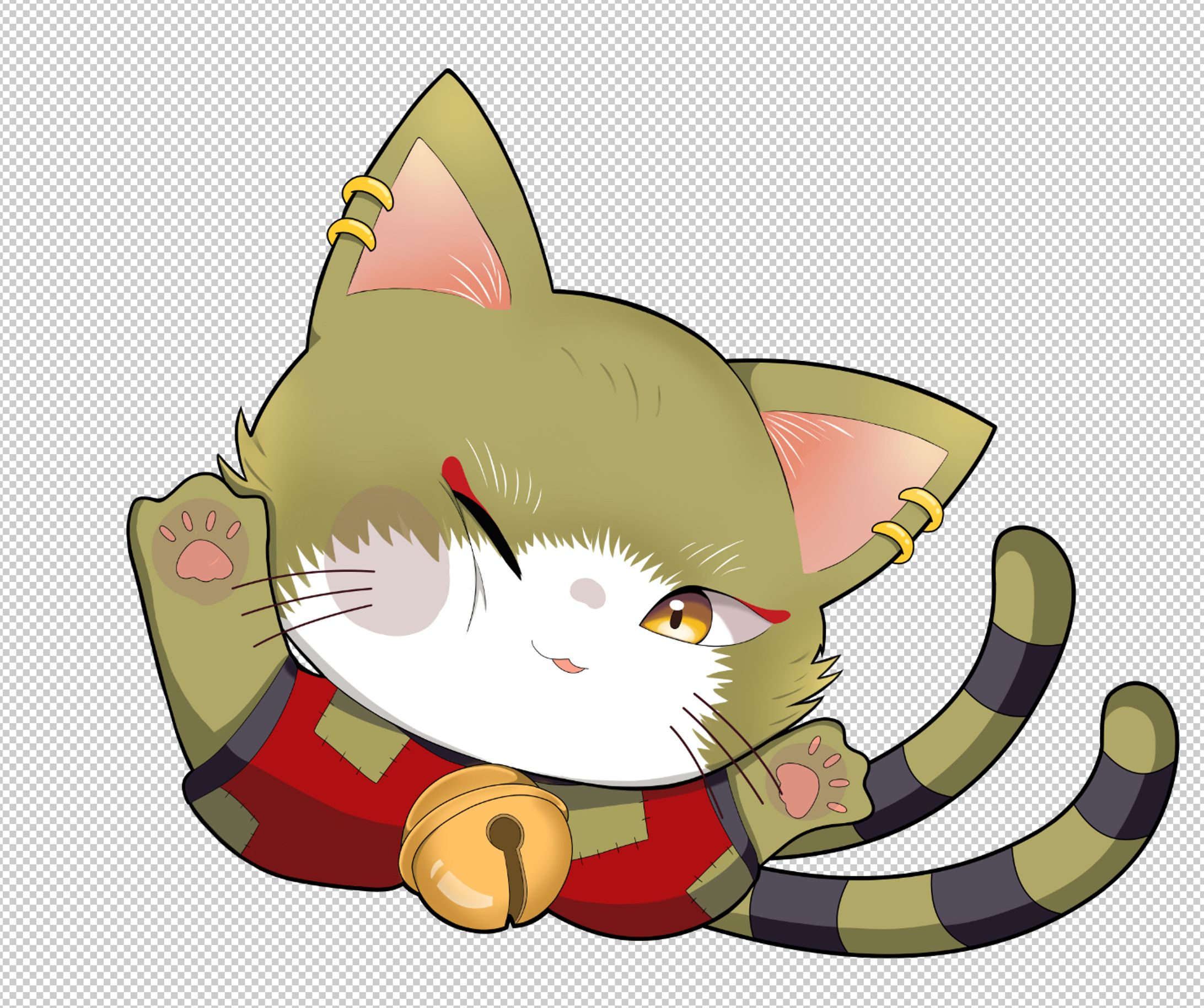 【依頼】猫葉シキ様ステッカー-1
