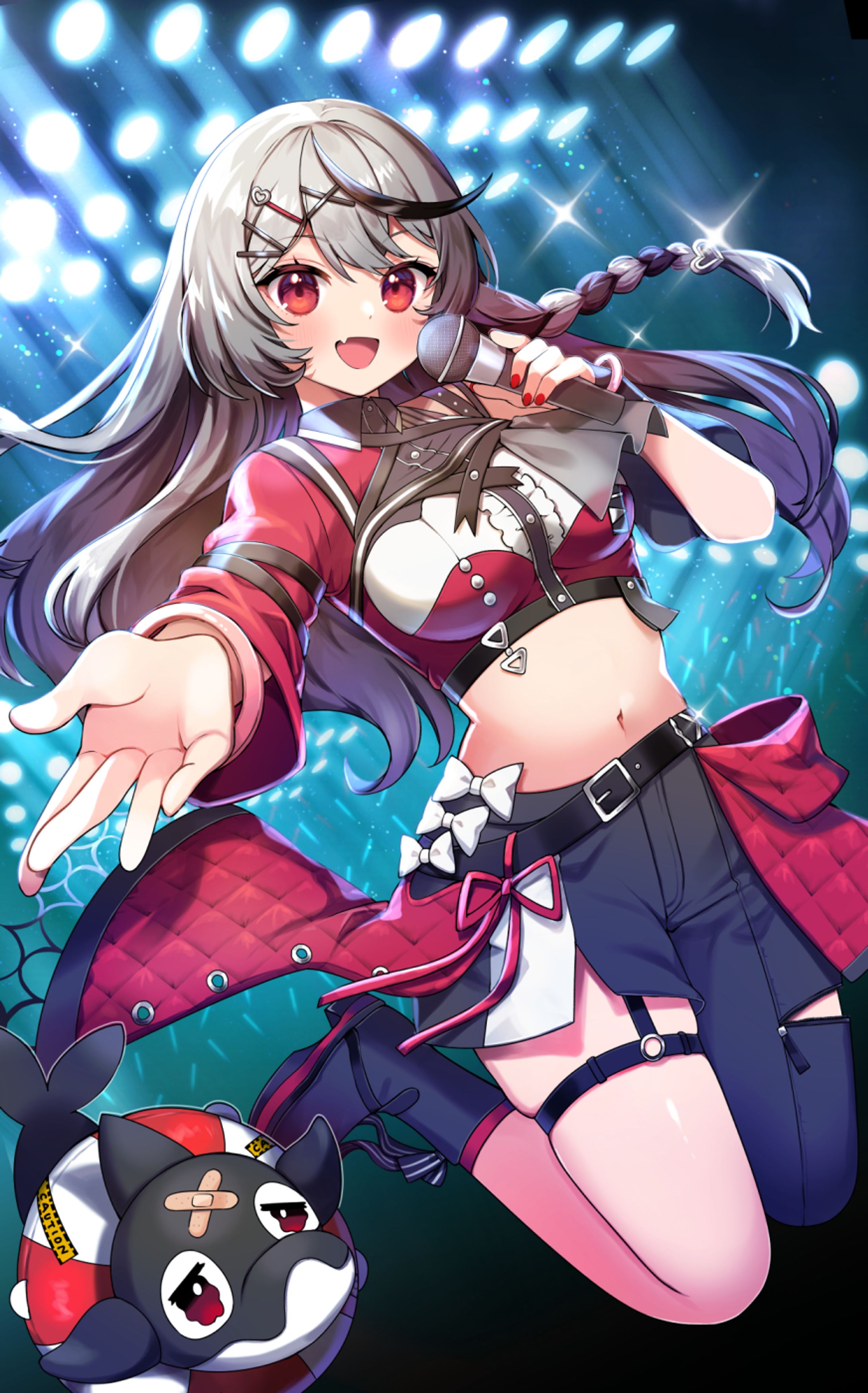 沙花叉クロヱ同人グッズ用イラスト-1