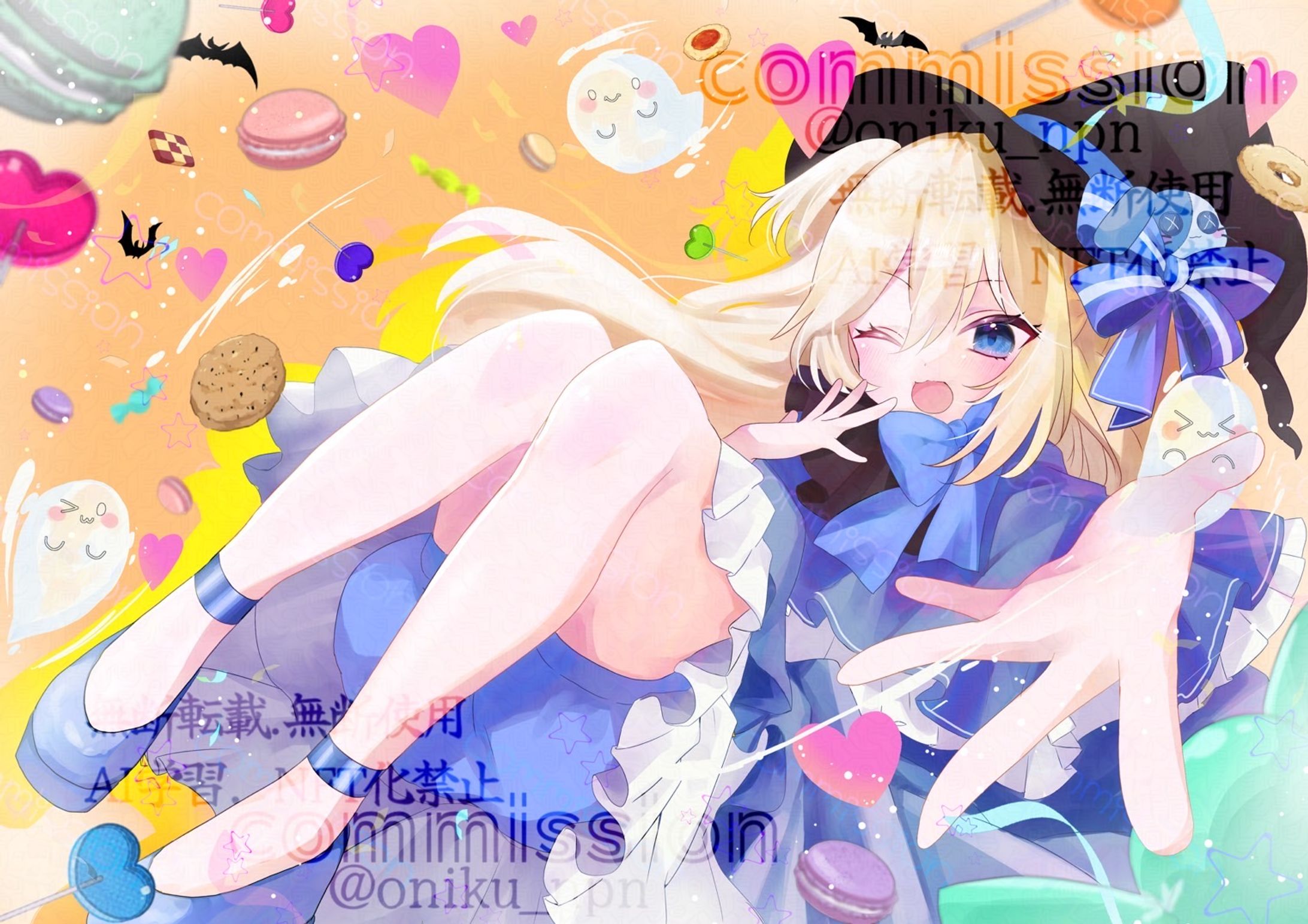 vtuber夜猫ゆゆ様　一枚絵ご依頼-1