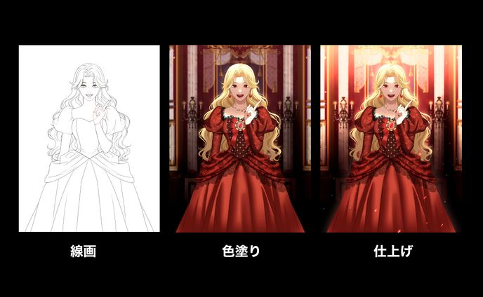 色塗りプロセス