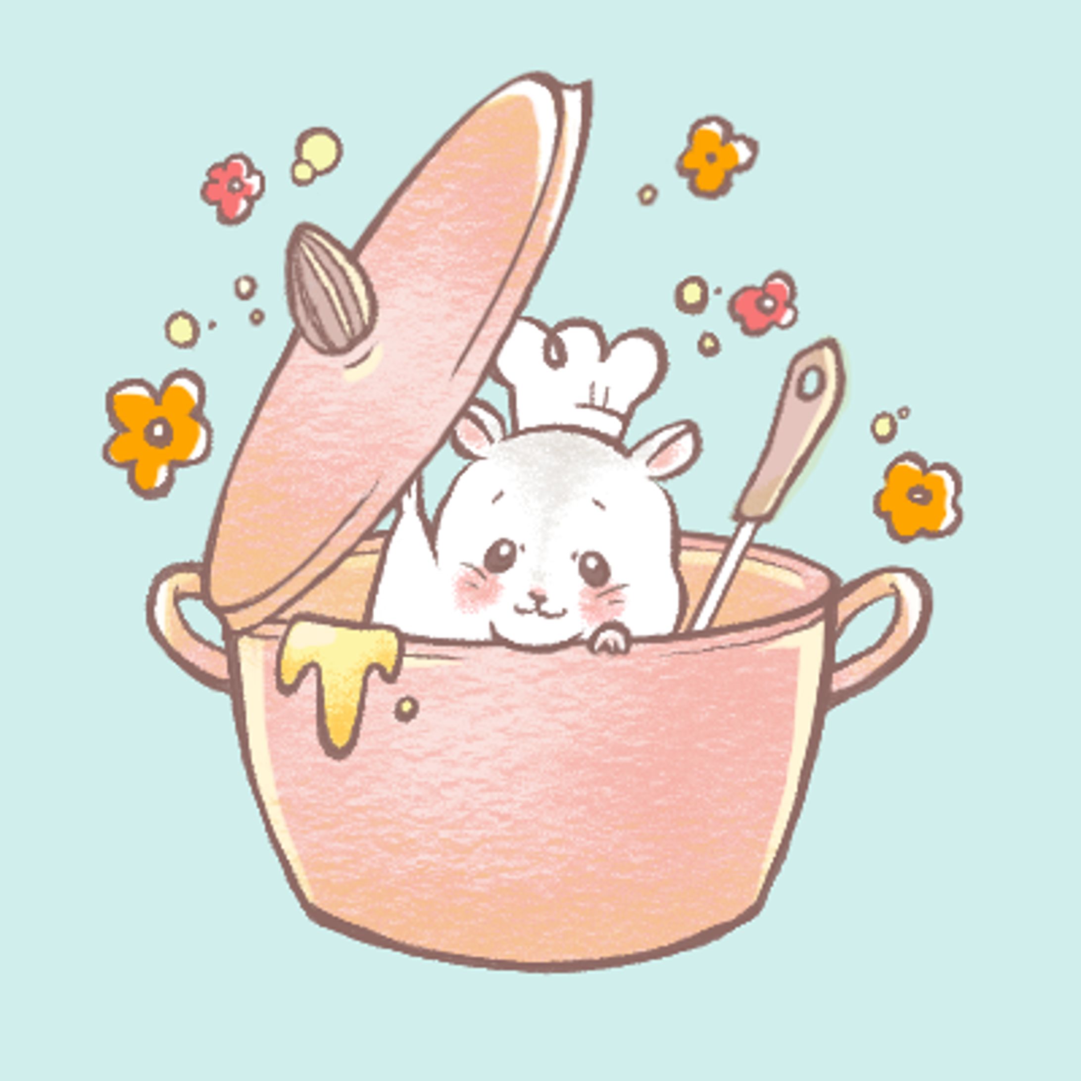 お料理ハムスターアイコン-1