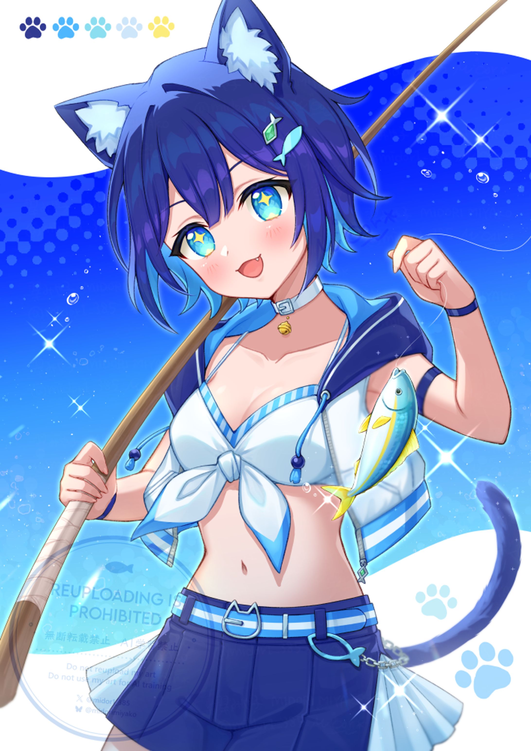 Skebリクエスト ボーイッシュ猫耳ちゃん-1