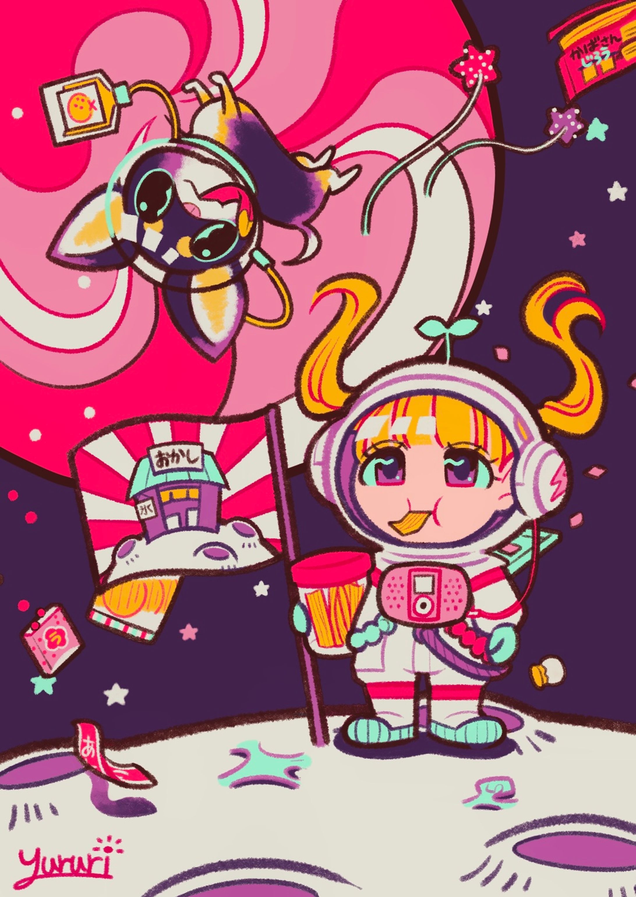 宇宙少女オリジナルイラスト-1