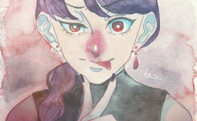 ♏️

 #透明水彩  #イラストレーション
 #イラスト  #アナログイラスト 
 #watercolorpainting  #watercolor 
 #watercolorillustration  #watercolorart #art