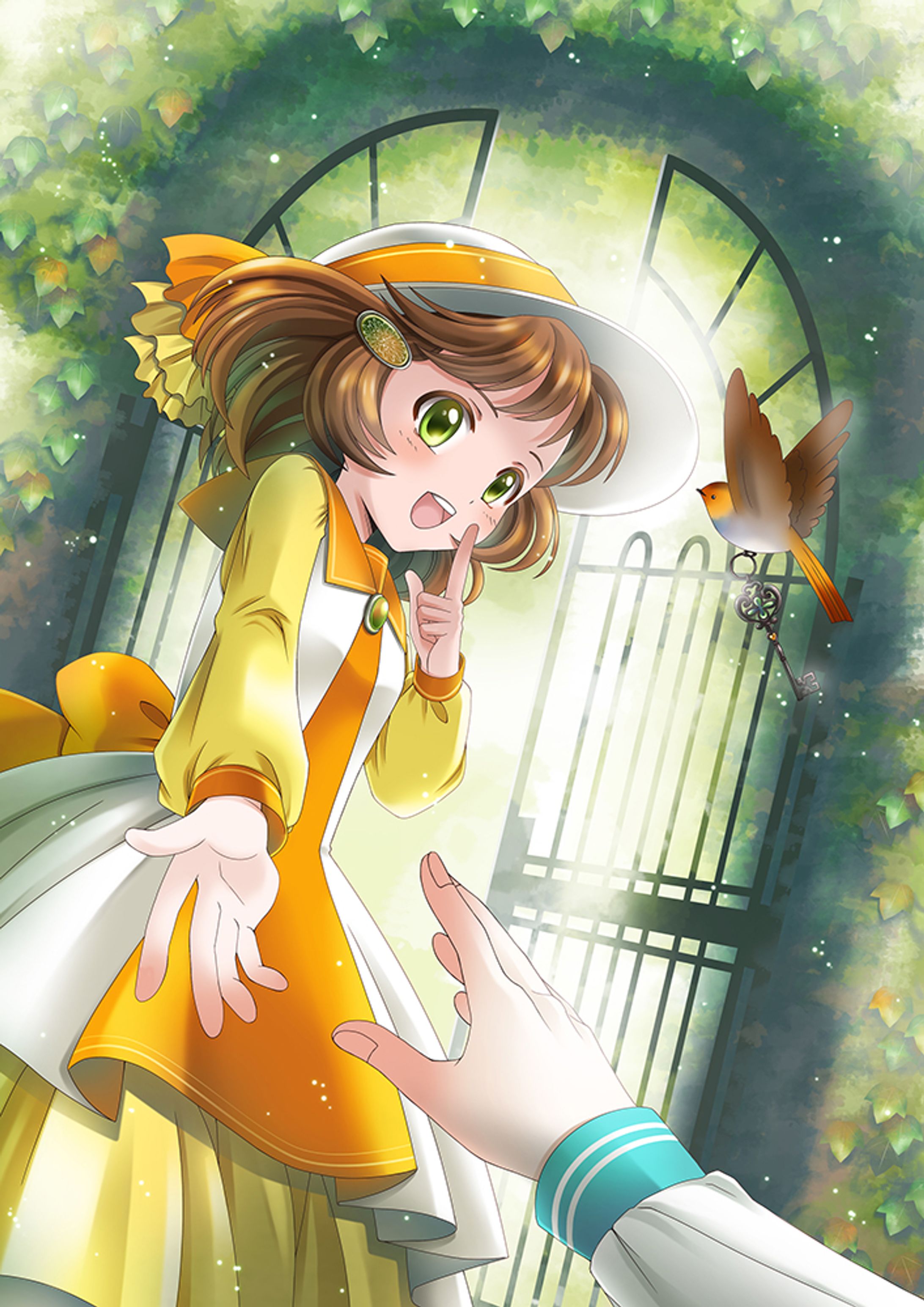 【創作絵】秘密の花園-1