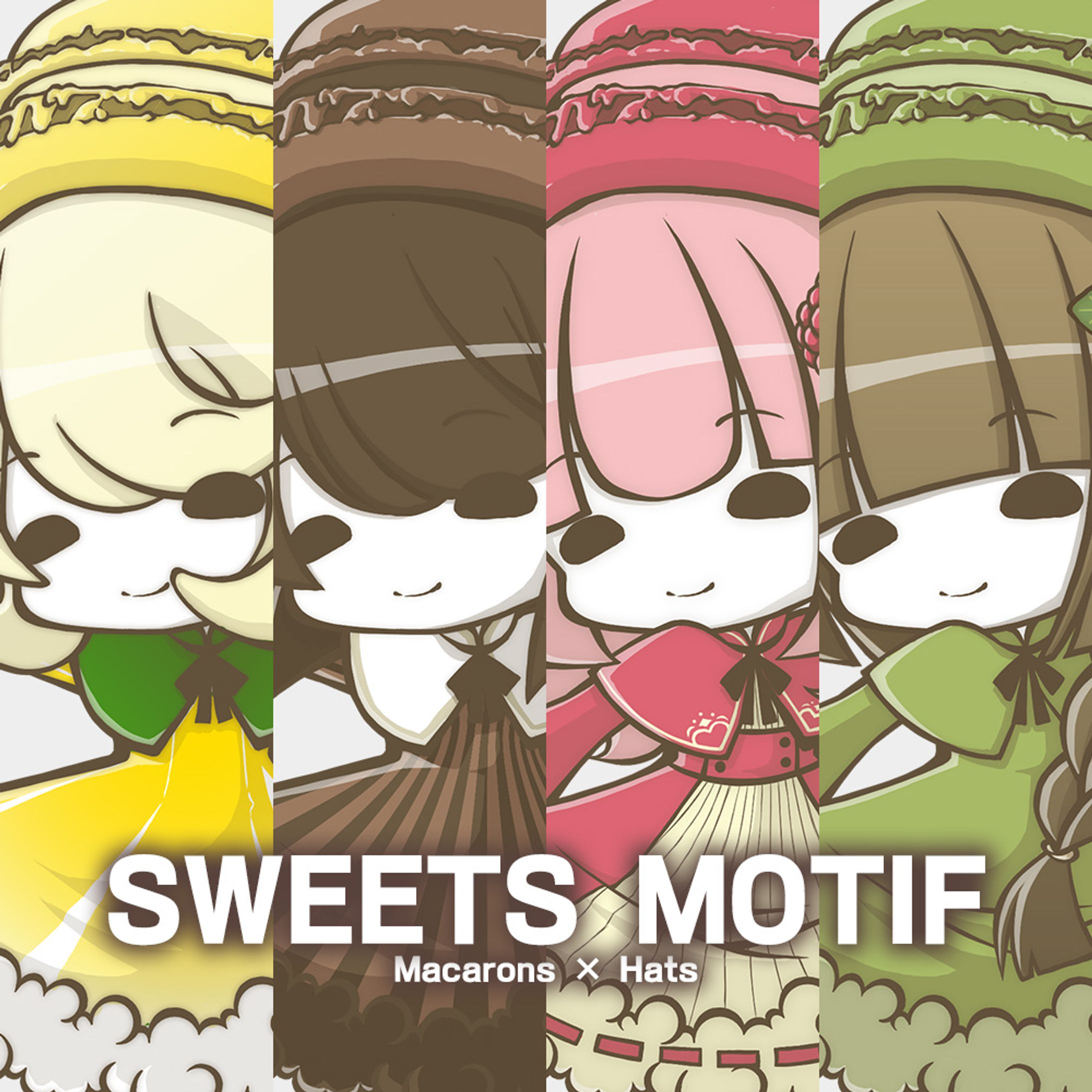 マカロン × 帽子 _ Macarons × Hats-1