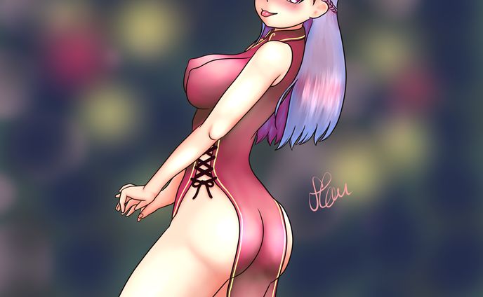 透けチャイナドレス