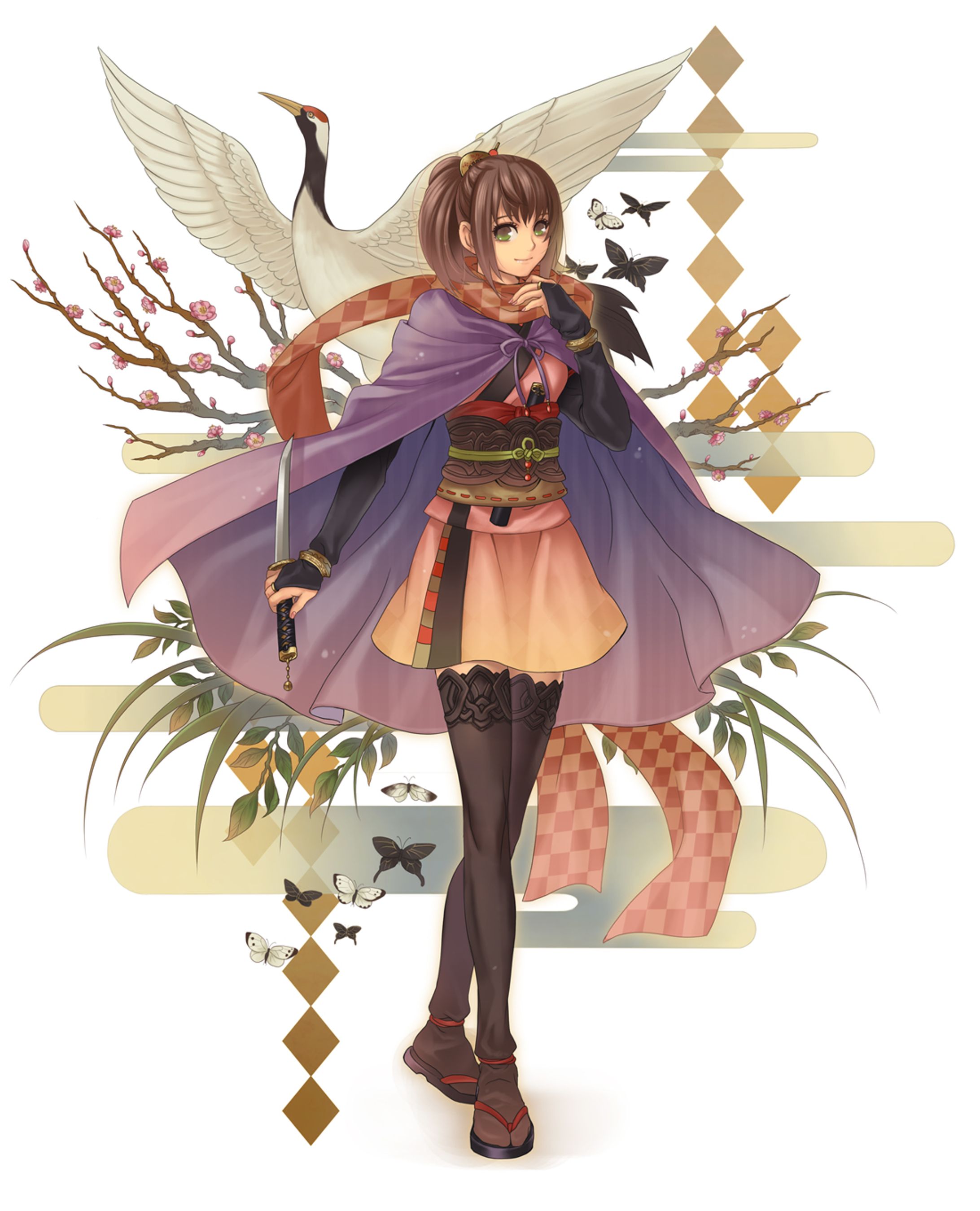 和服女子-1