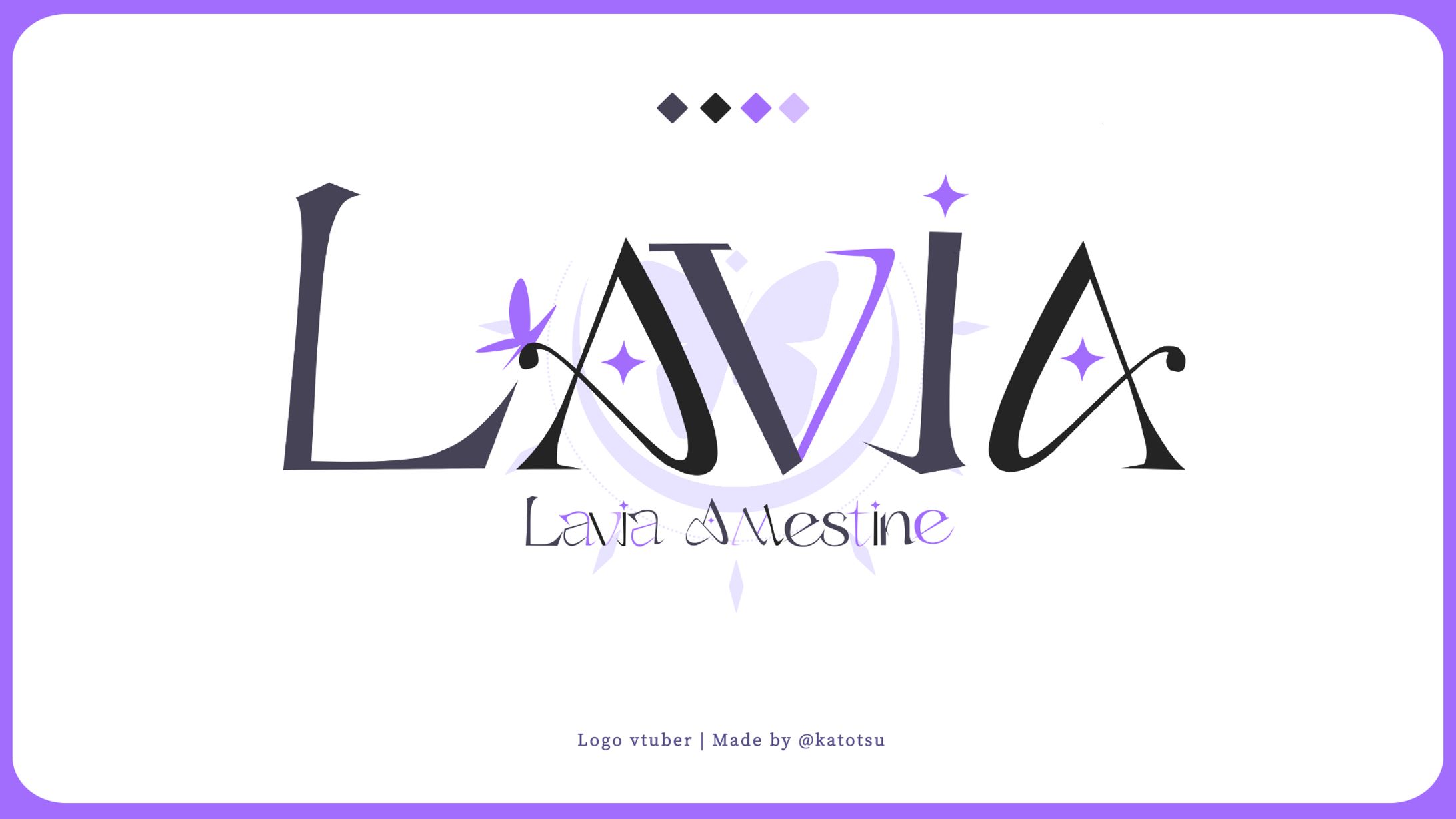 Logo Vtuber [Lavia Amestine]-1