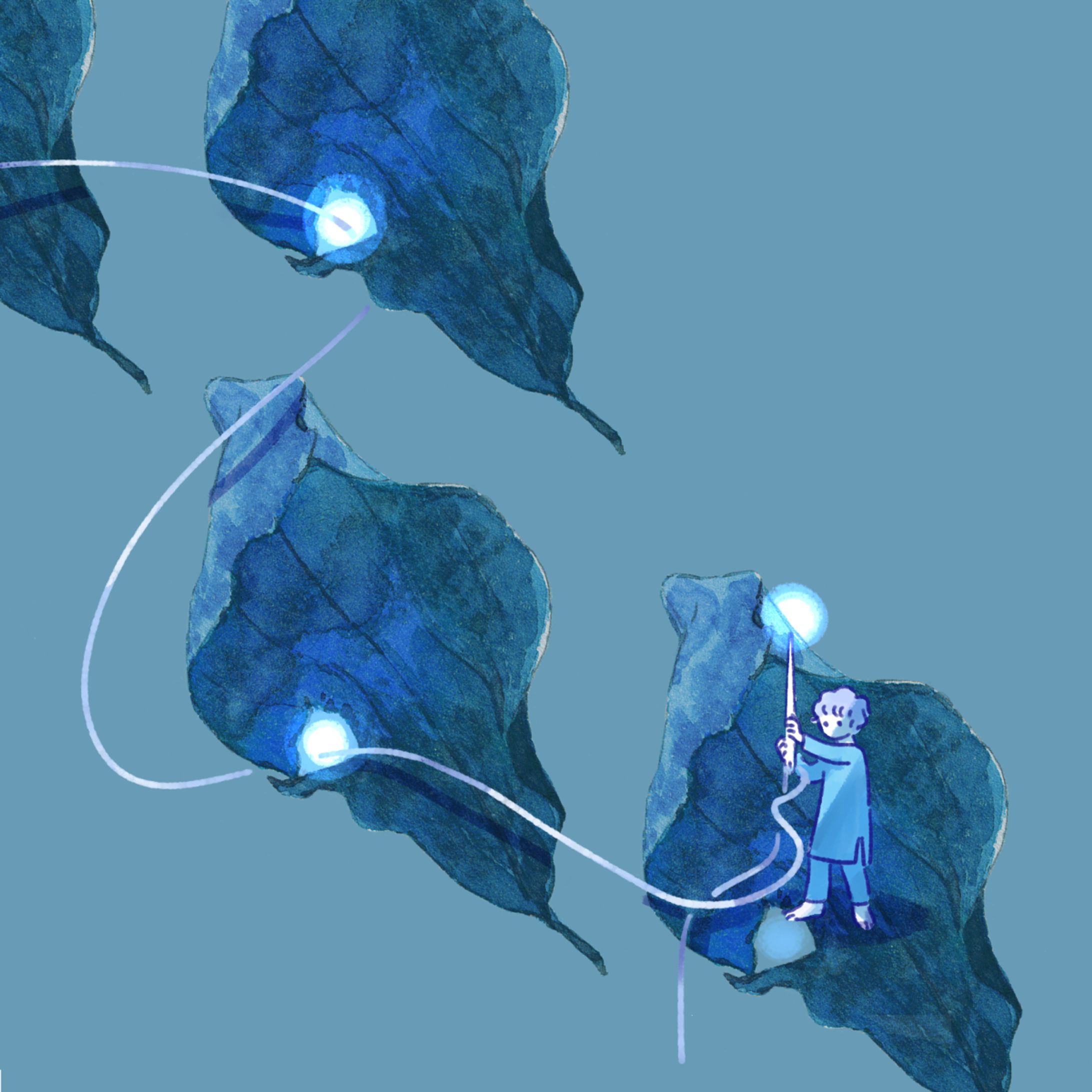 枯れ葉のイラスト④（7作品）-1