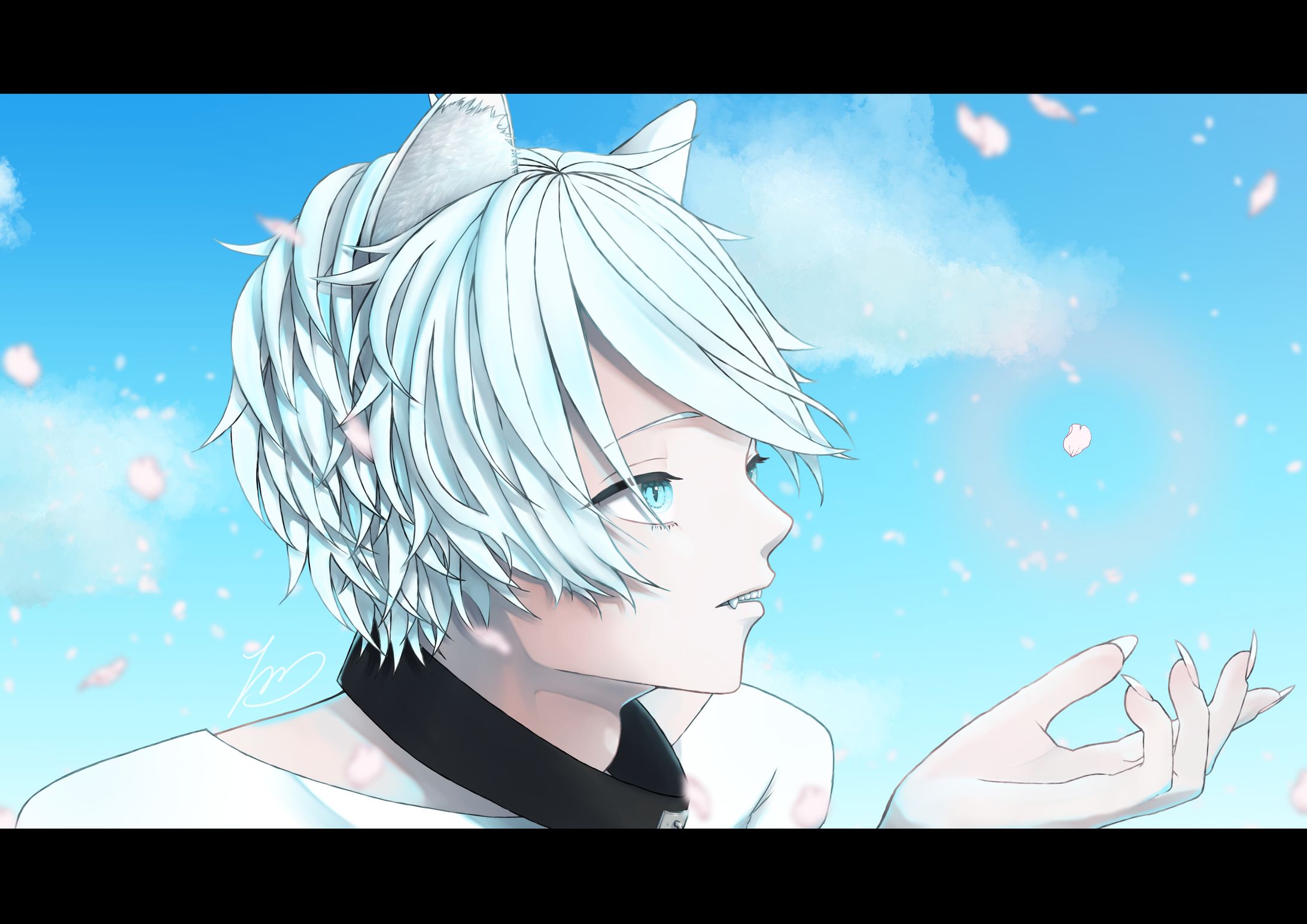 創作　猫耳男子2-1