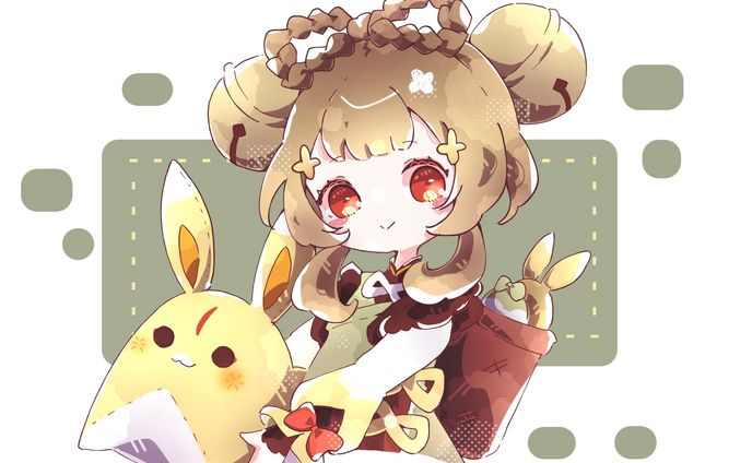 原神ファンアート：ヨォーヨ（2022年12月）