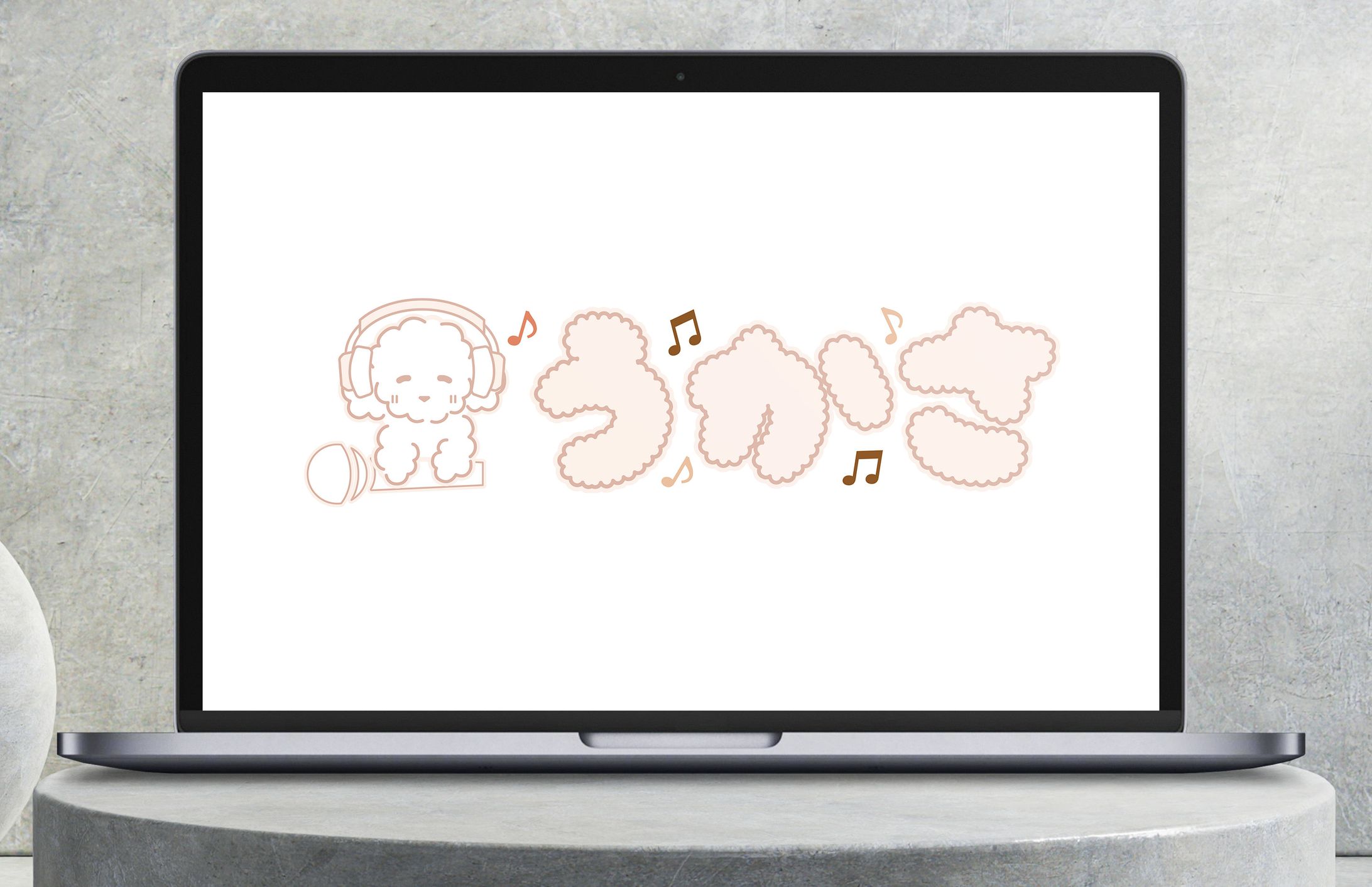 ロゴデザイン：Vtuber：うかさ様-1