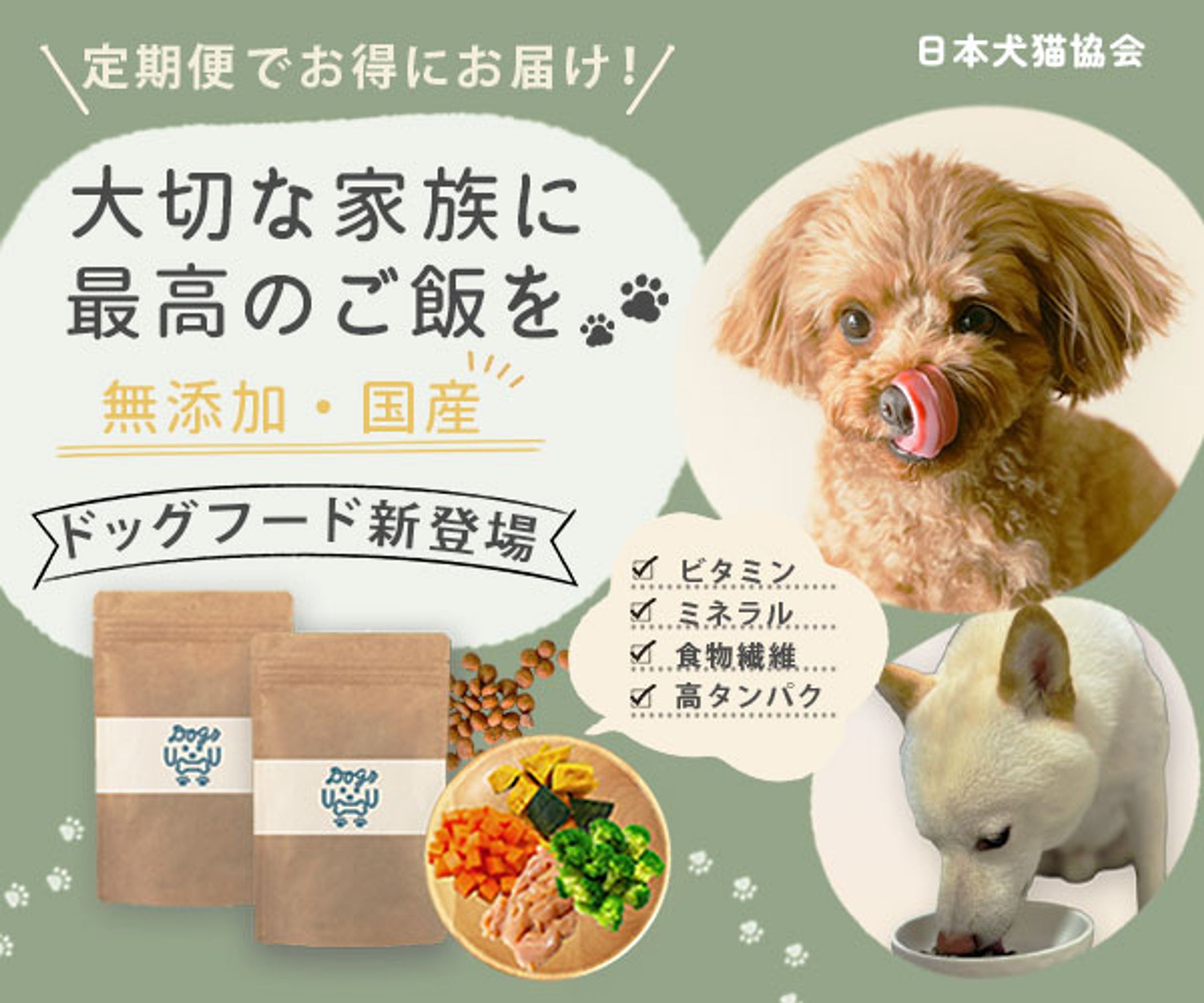 ドッグフード広告バナー（架空案件）-1