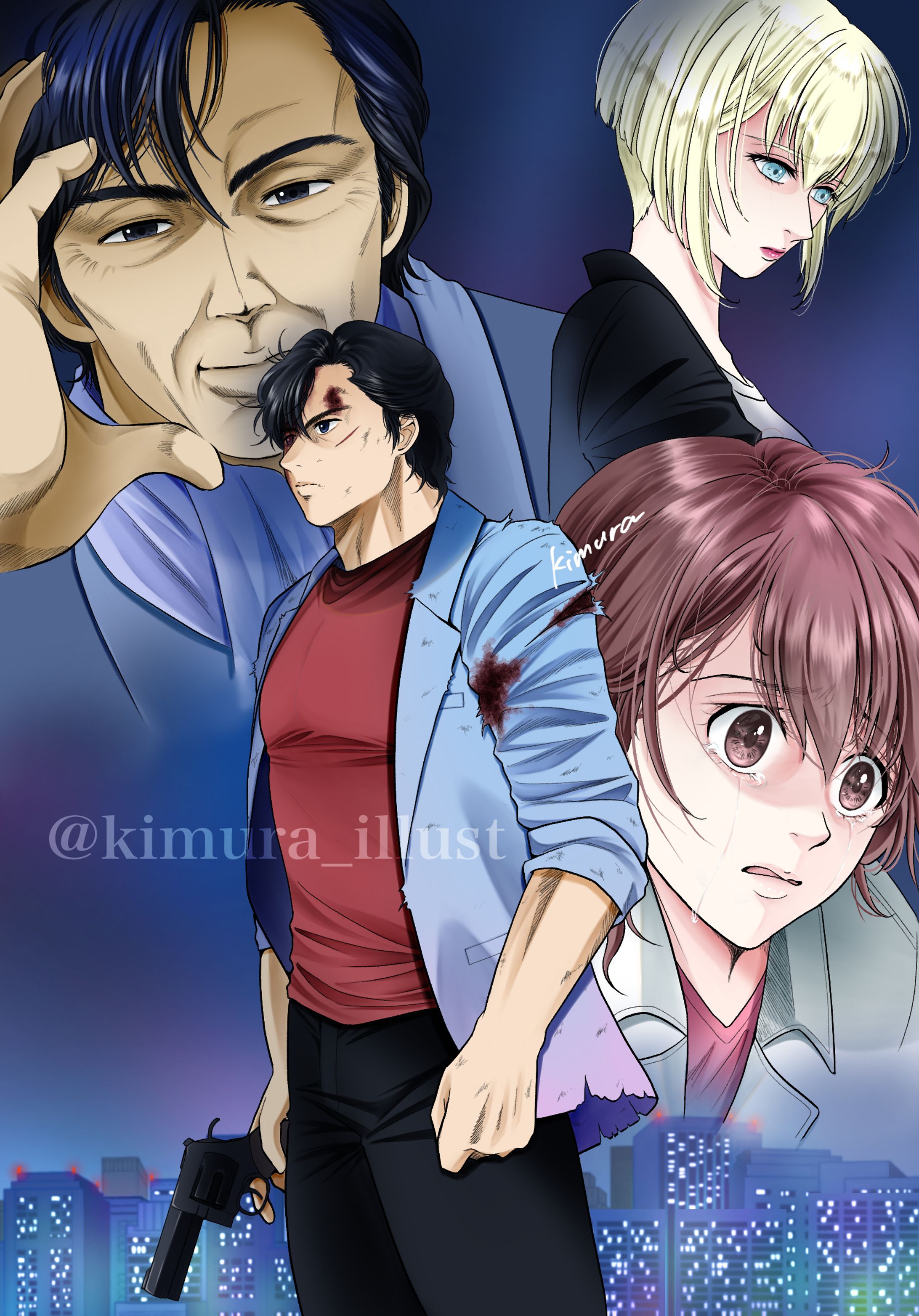 CITY HUNTER劇場版イラスト-1
