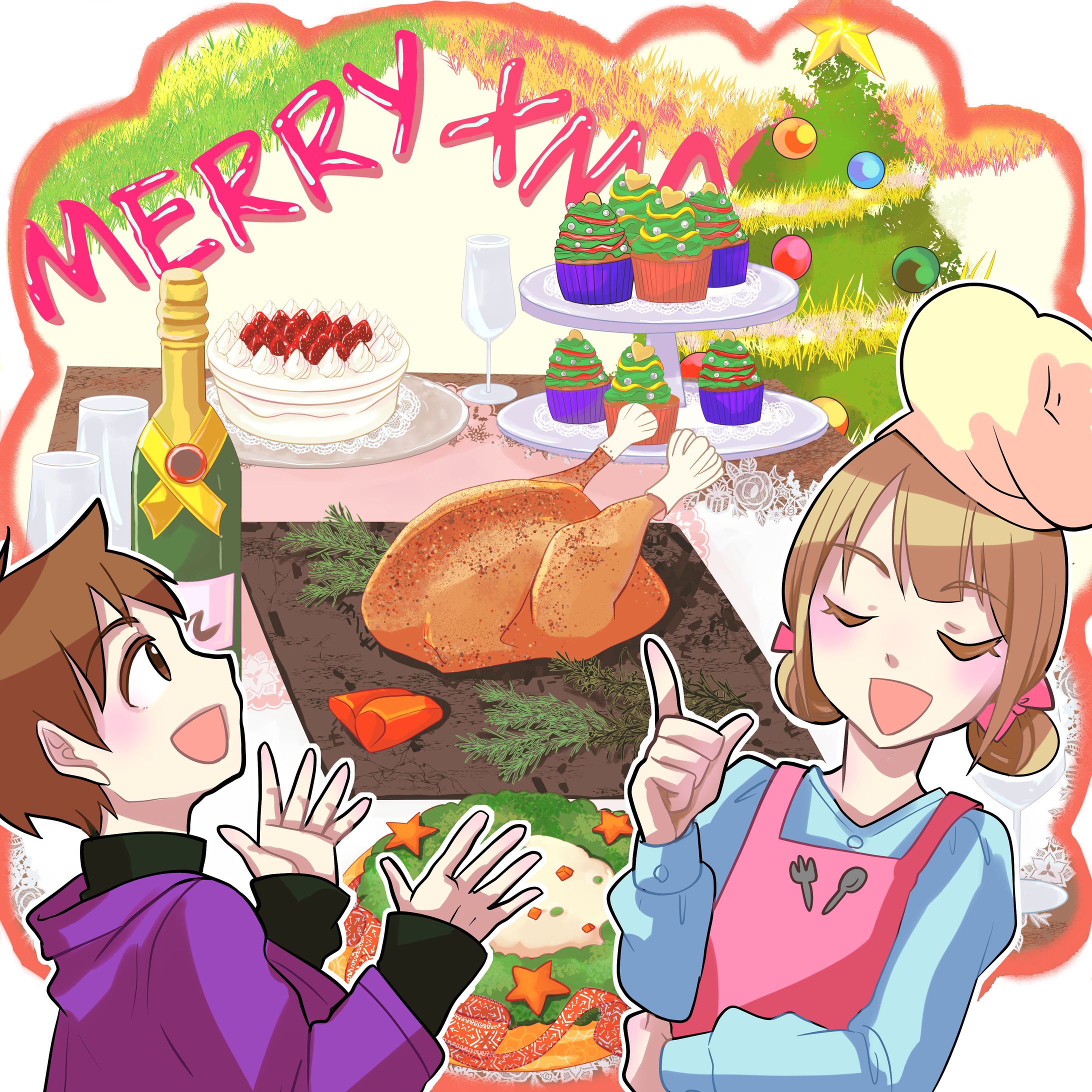【御依頼制作物】私はクリスマスに特別な料理を作ります-1