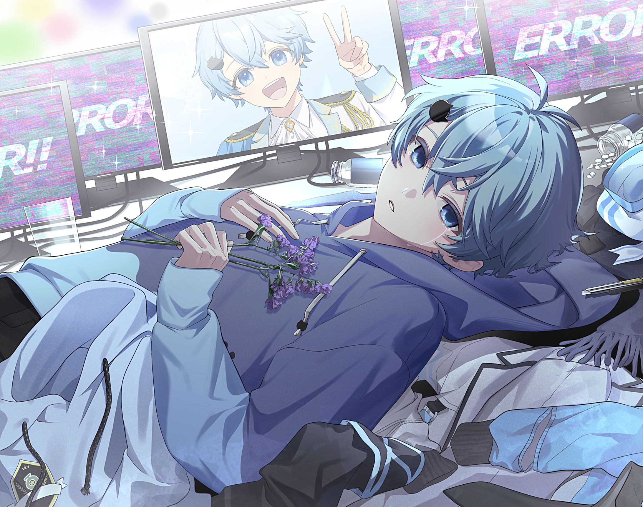 【MVイラスト】オリジナル楽曲『ひとりぼっち』-1