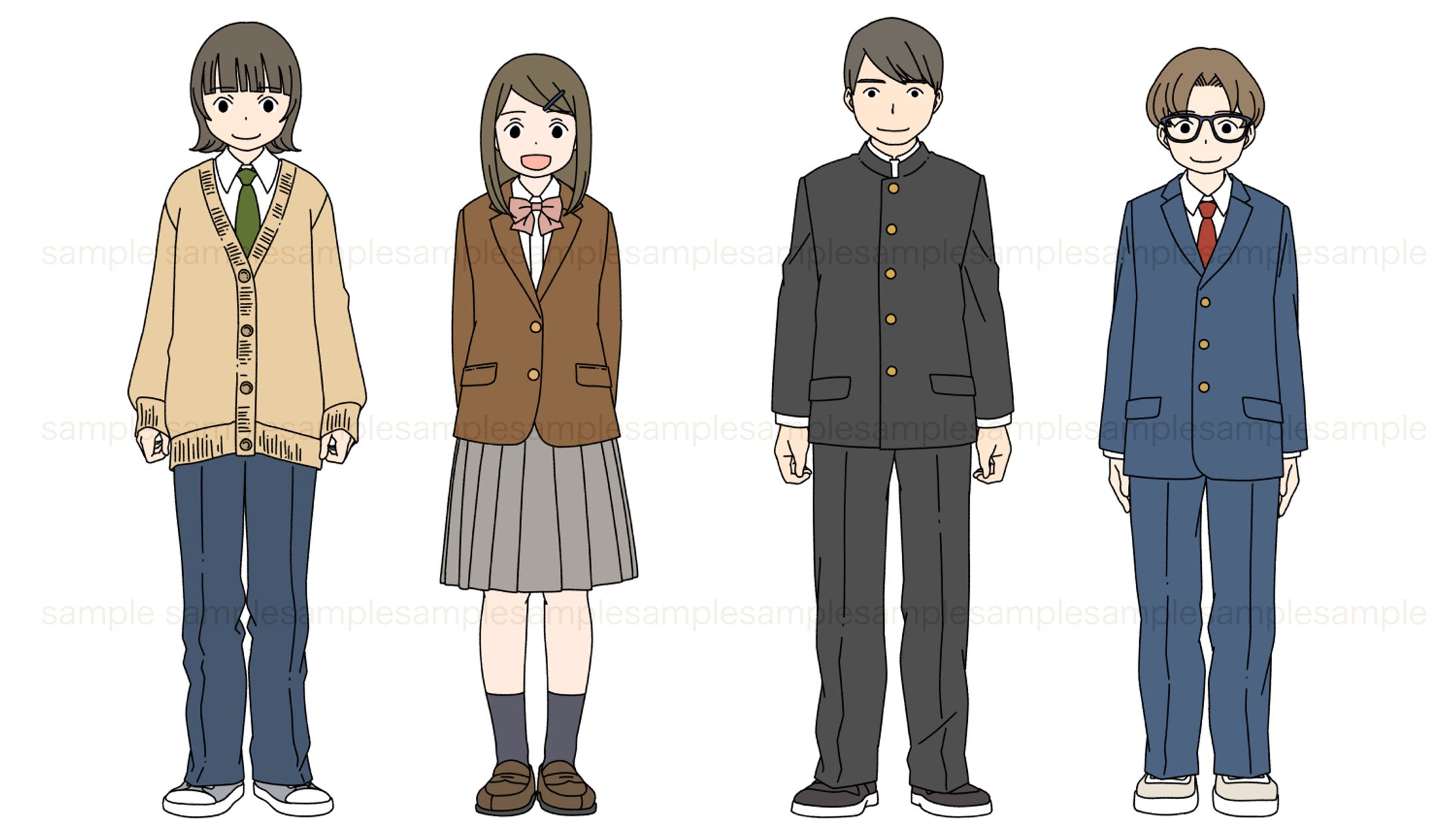 人物サンプル：中高生-1