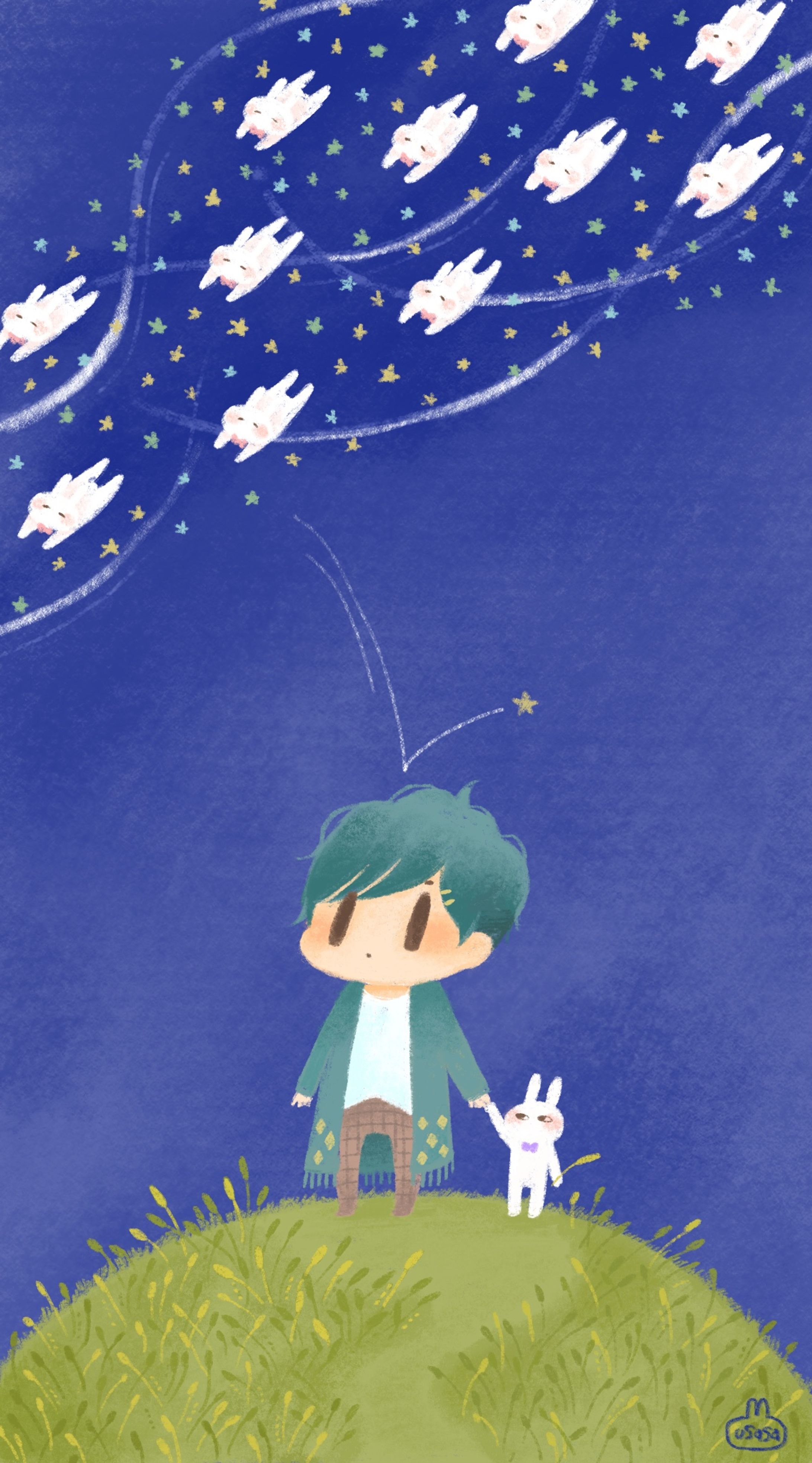 【創作】流れ兎星-1