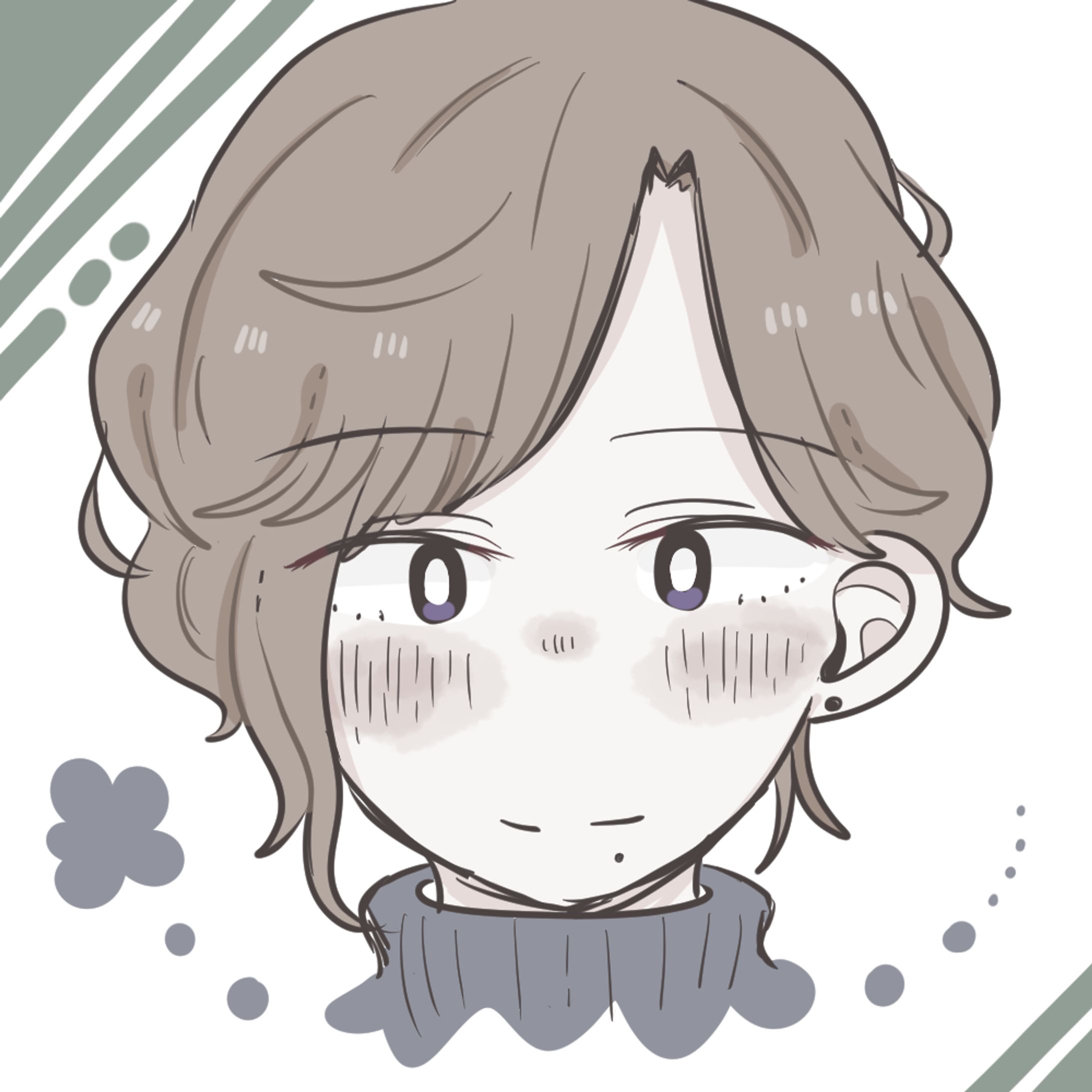 【創作】初描きお兄さん2020-1