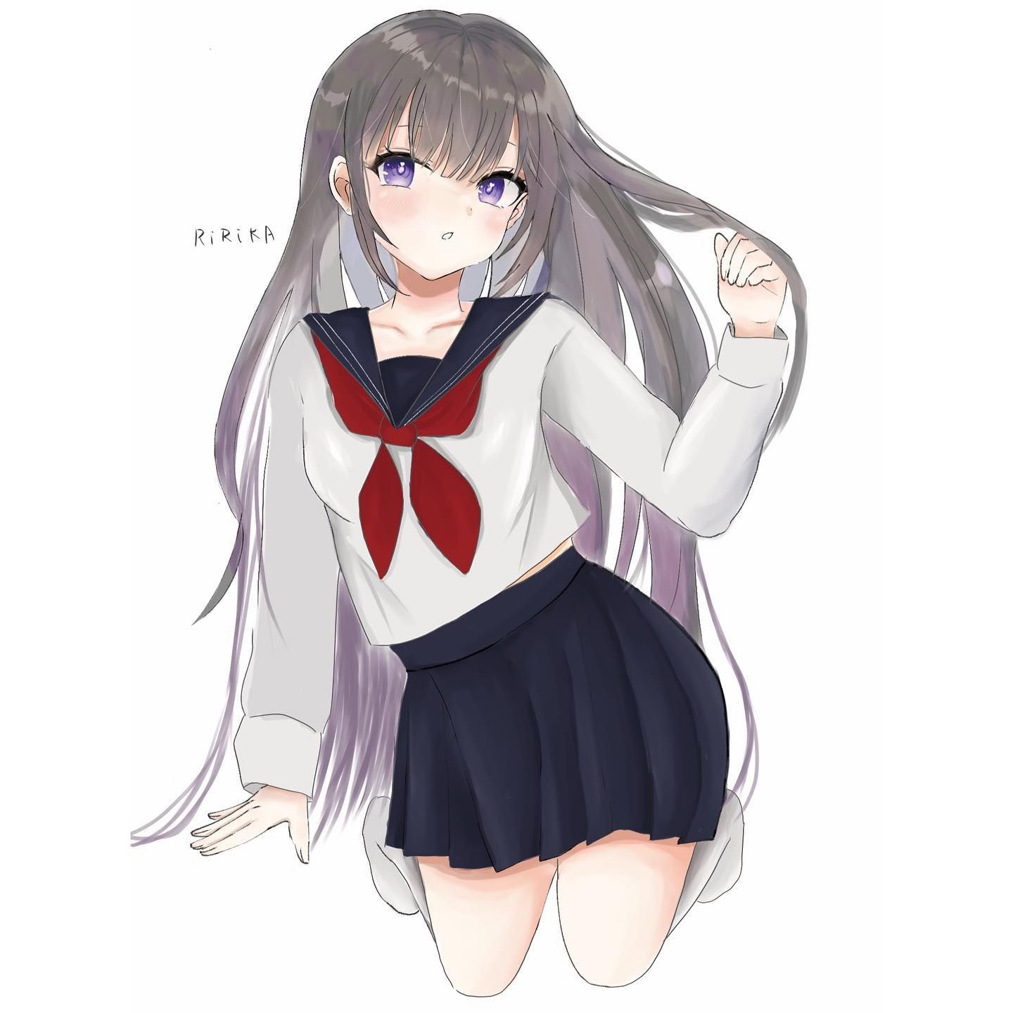 original illustration】 小悪魔ツインテールちゃんが「チョコ