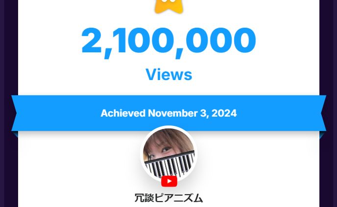 youtube業績