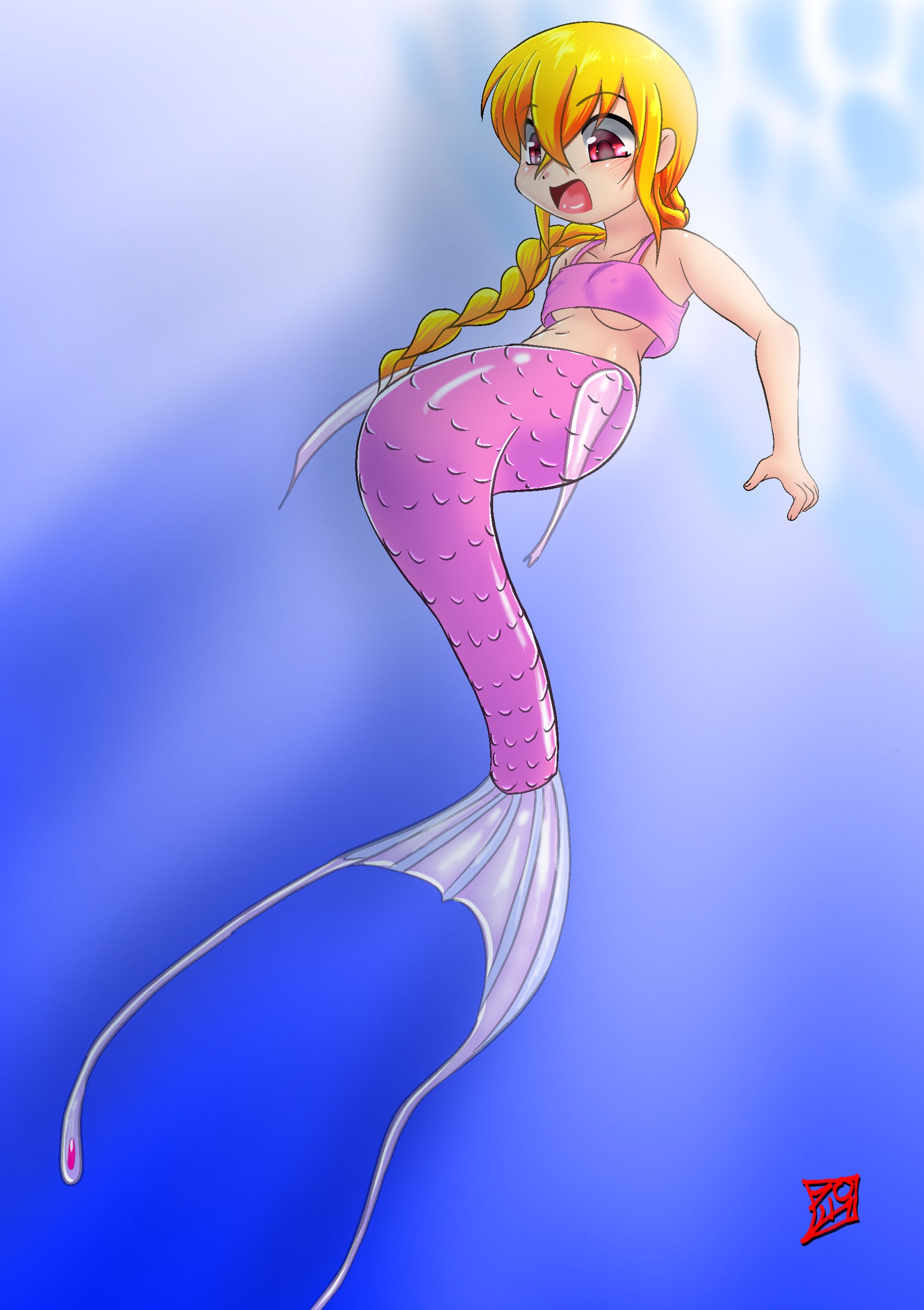 看板娘in The Sea-1