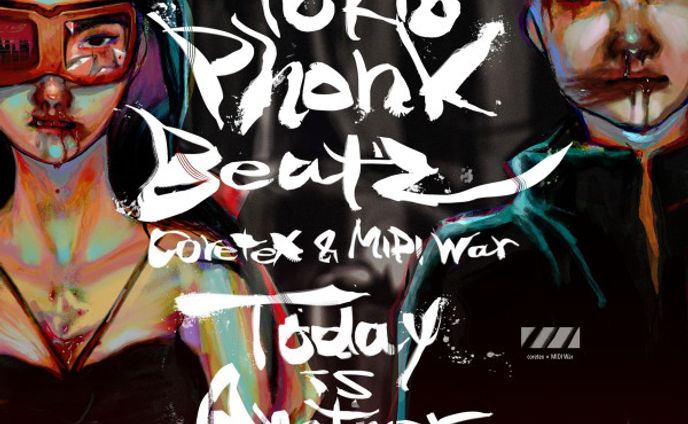 Tokio Phonk ep Coretex & MIDI WAR デザイン・イラスト