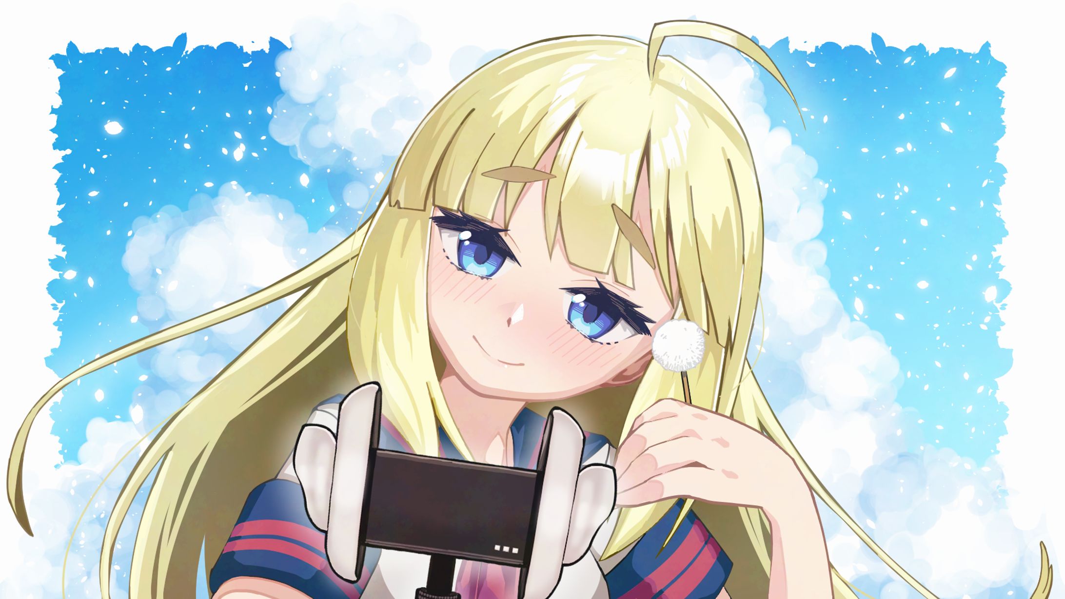 オリジナルキャラクターASMR風イラスト-1