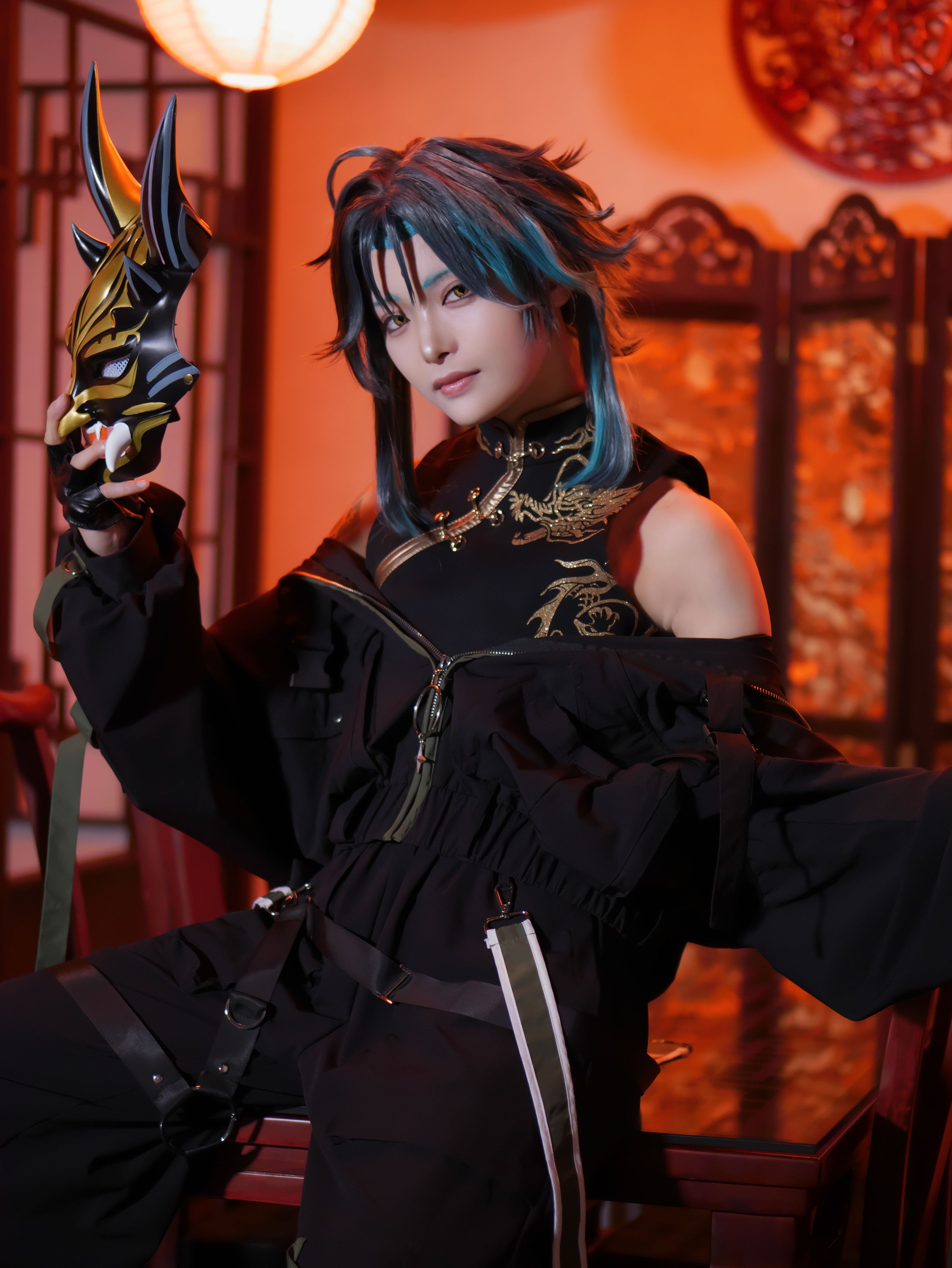 原神 魈 コスプレ 同人衣装-1